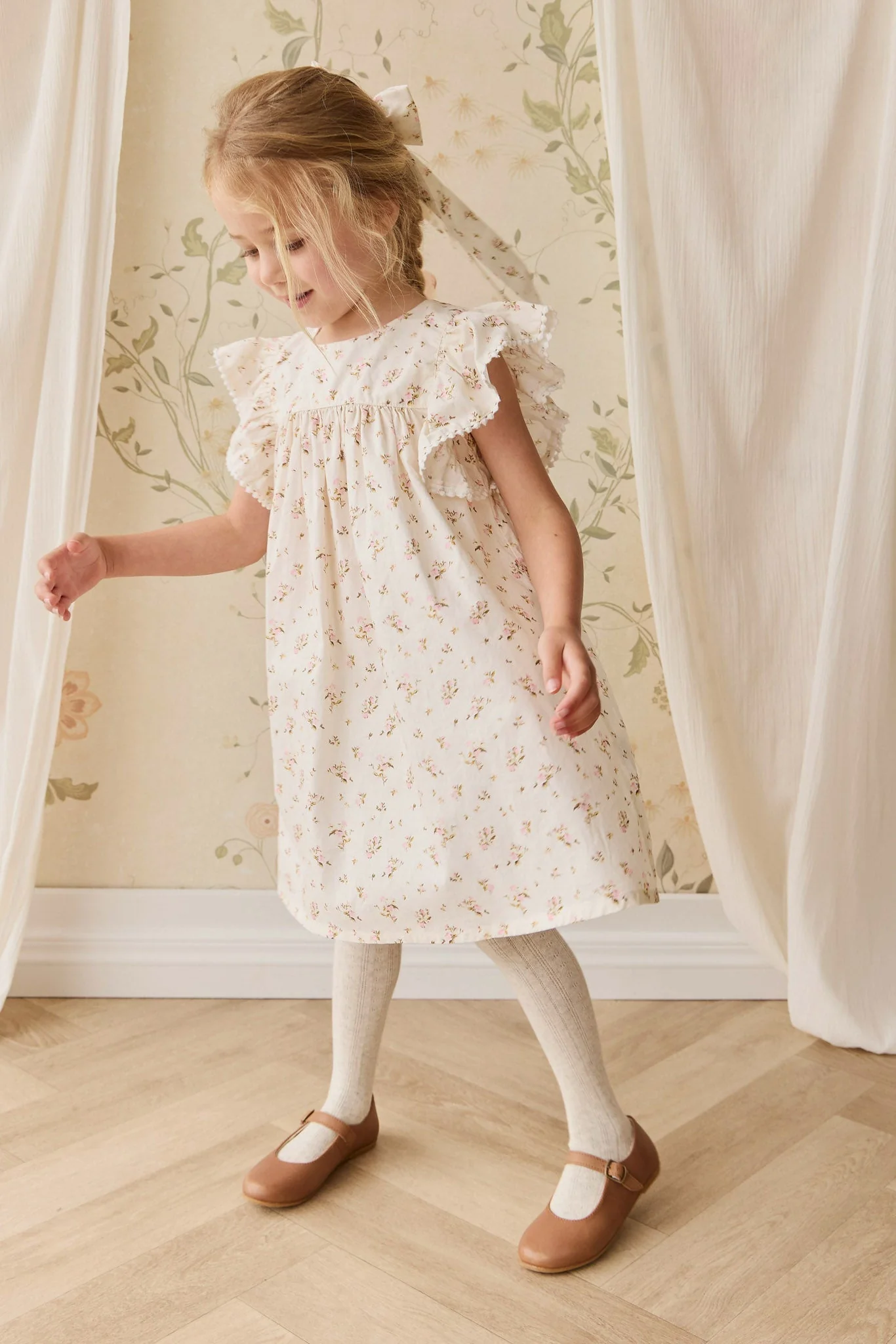 Organic Cotton Eleanor Dress - Bianca Antique - Image 4