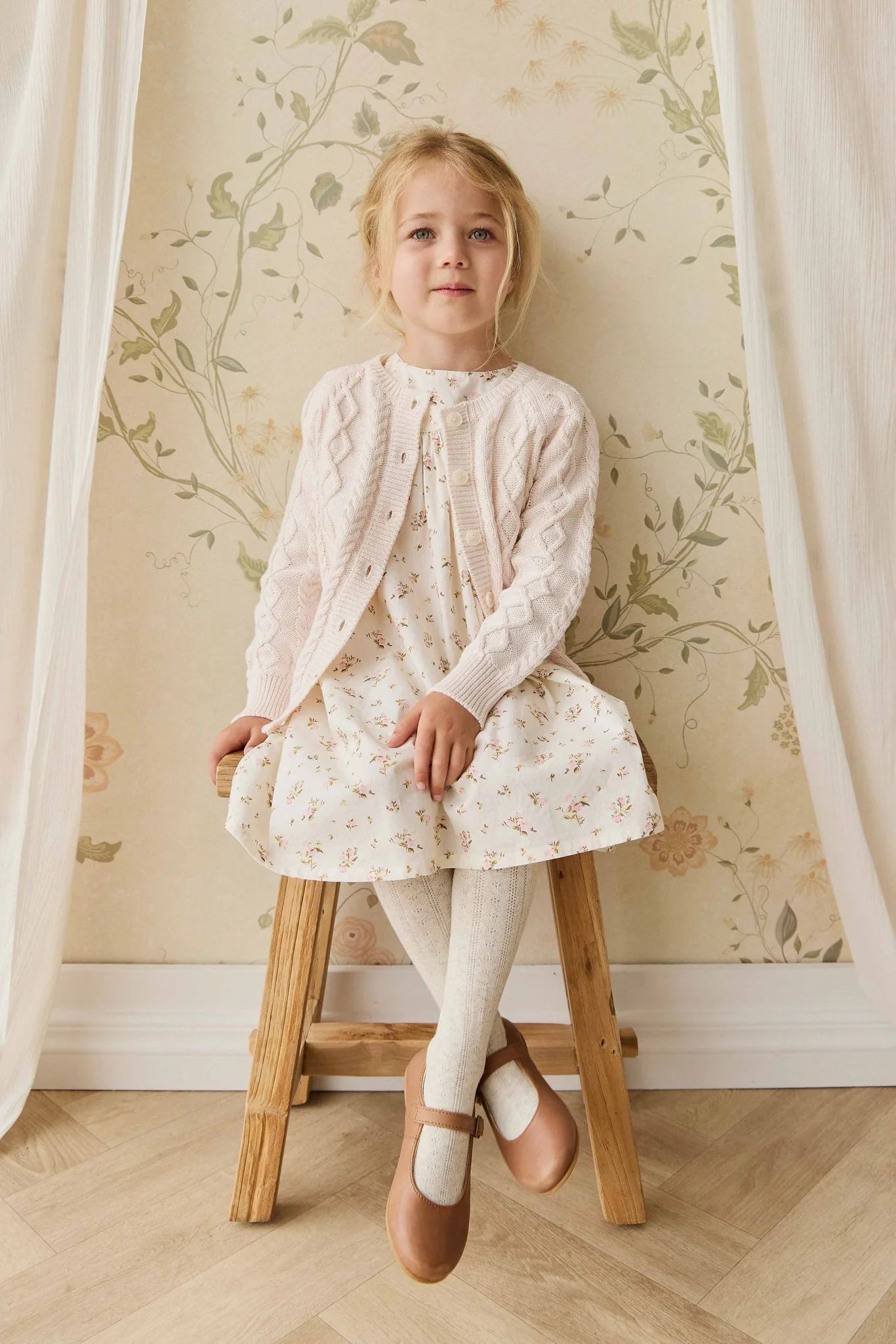 Organic Cotton Eleanor Dress - Bianca Antique - Image 5