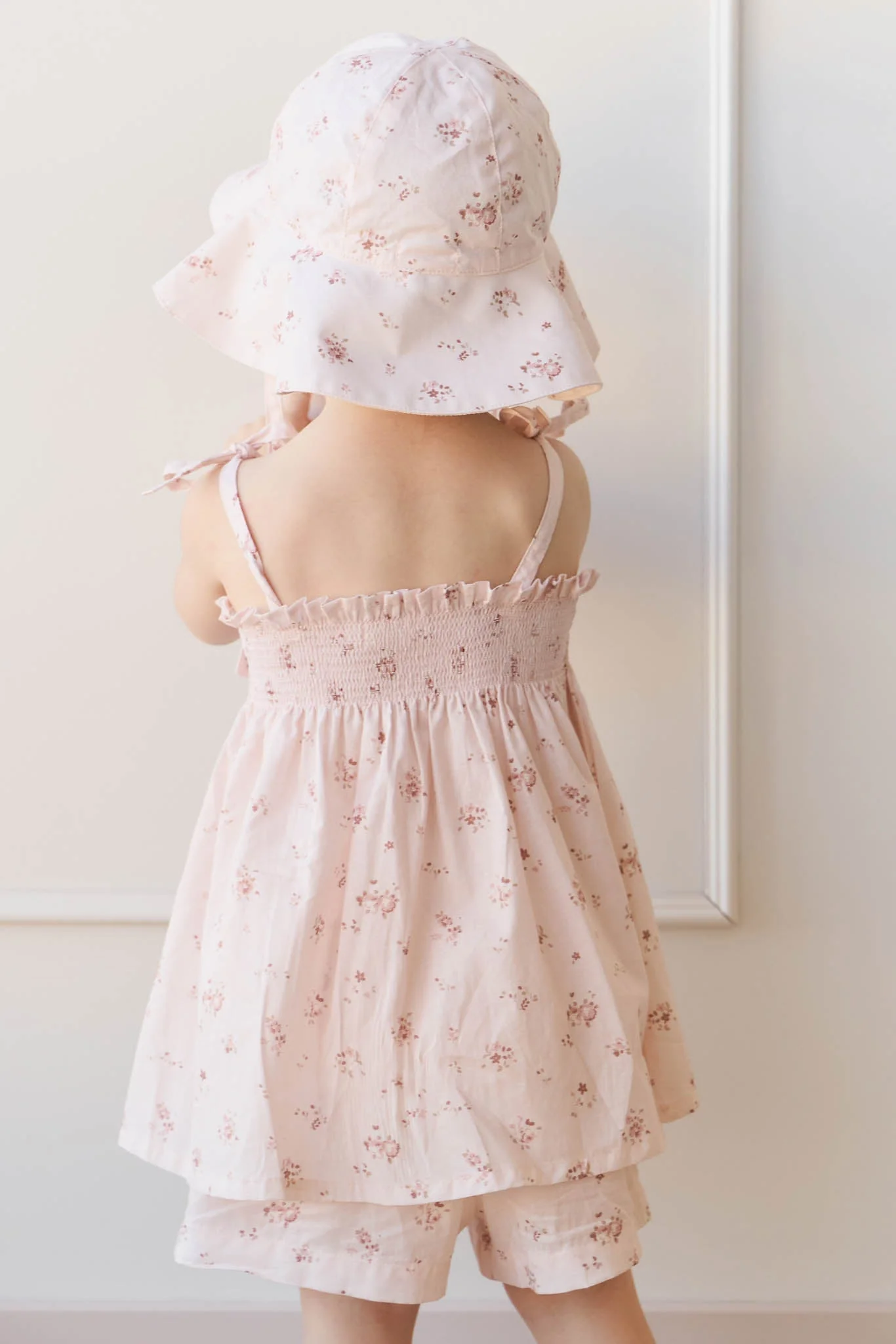 Organic Cotton Ellie Top - Petite Fleur Soft Peony - Image 2