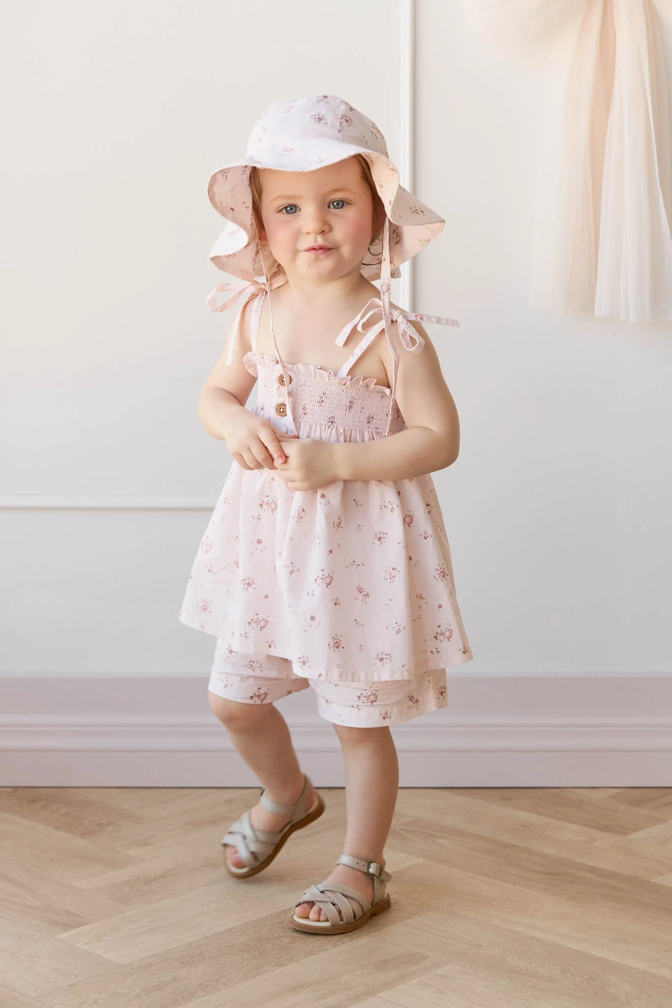Organic Cotton Ellie Top - Petite Fleur Soft Peony - Image 4