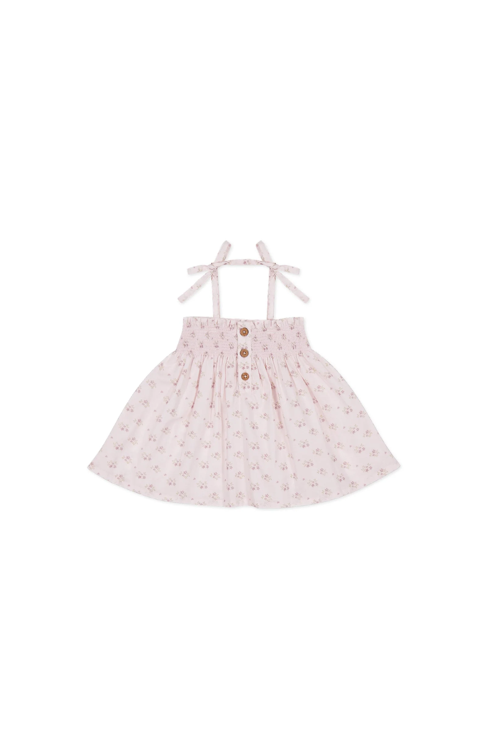 Organic Cotton Ellie Top - Rose Floral Pink - Image 4