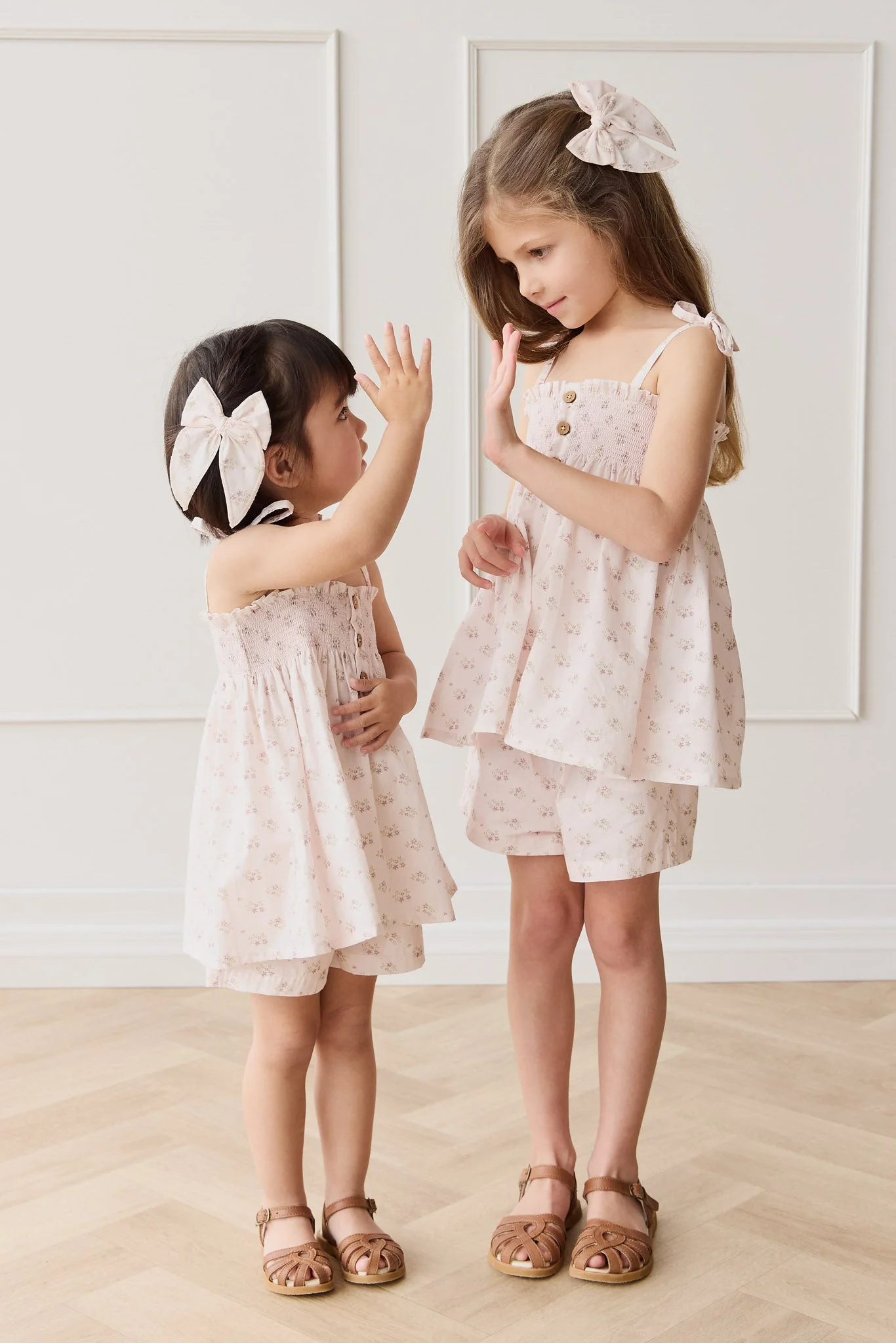 Organic Cotton Ellie Top - Rose Floral Pink - Image 8