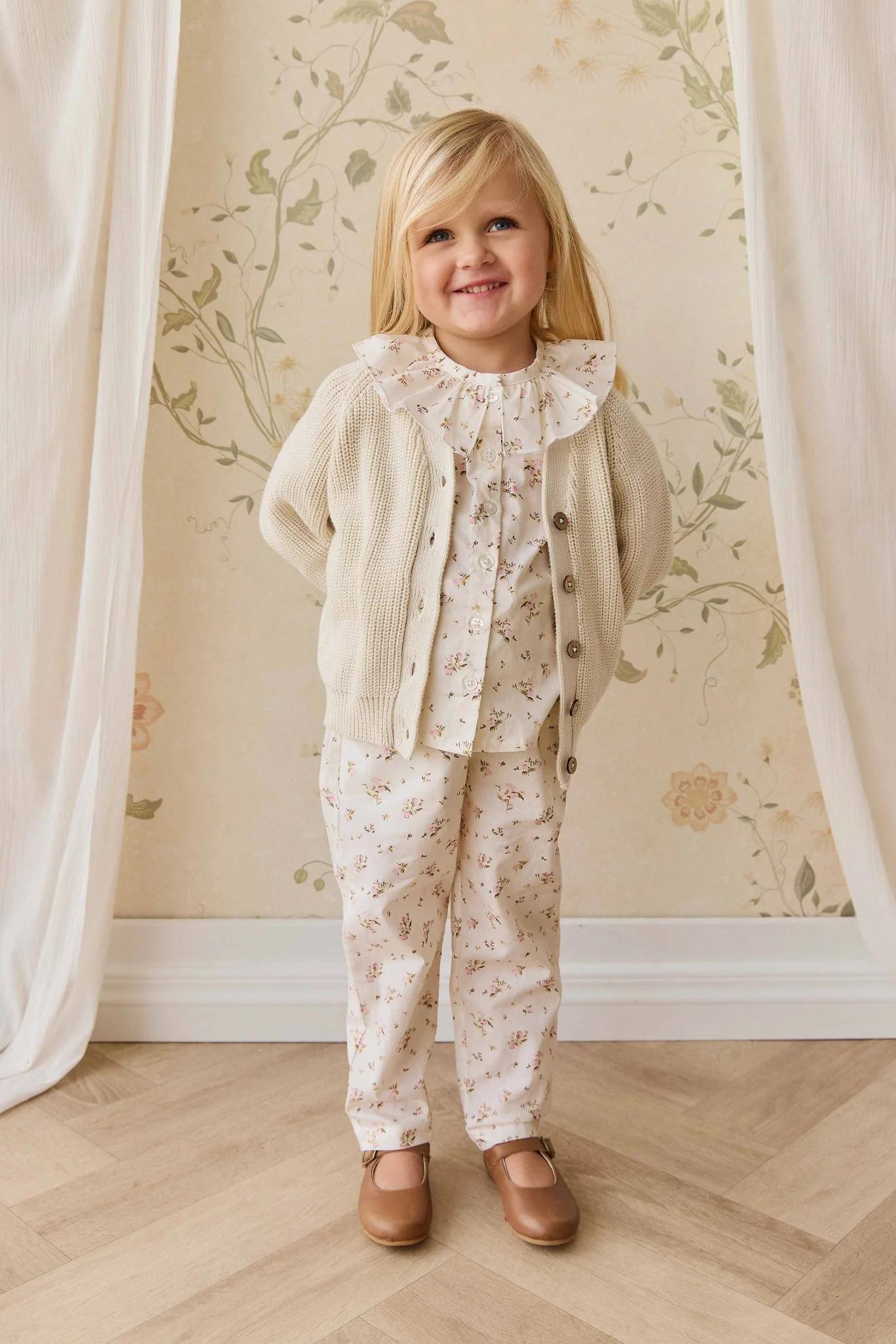 Organic Cotton Elodie Pant - Bianca Antique - Image 6