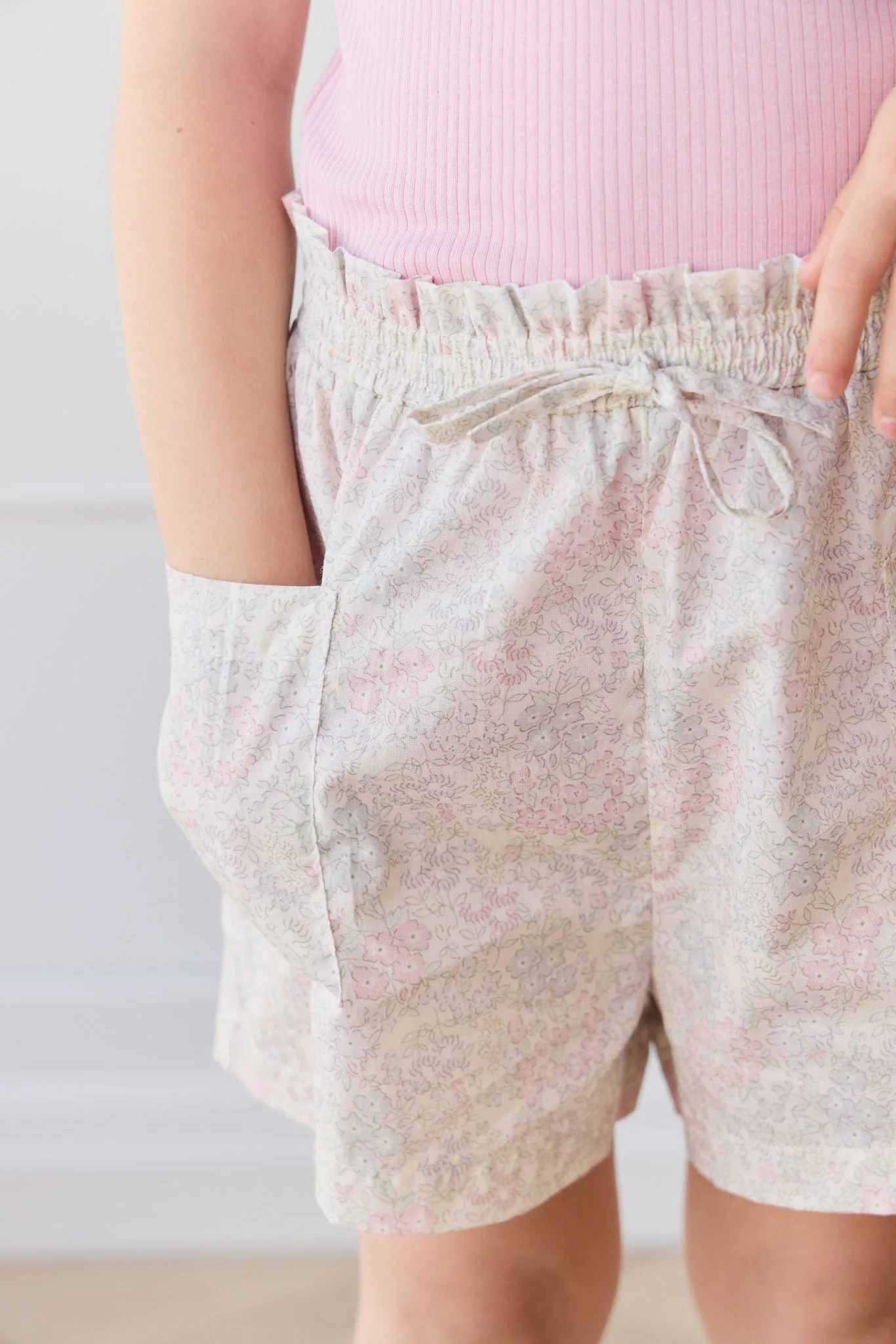 Organic Cotton Emelia Short - Azra Slightly Pink - Image 3