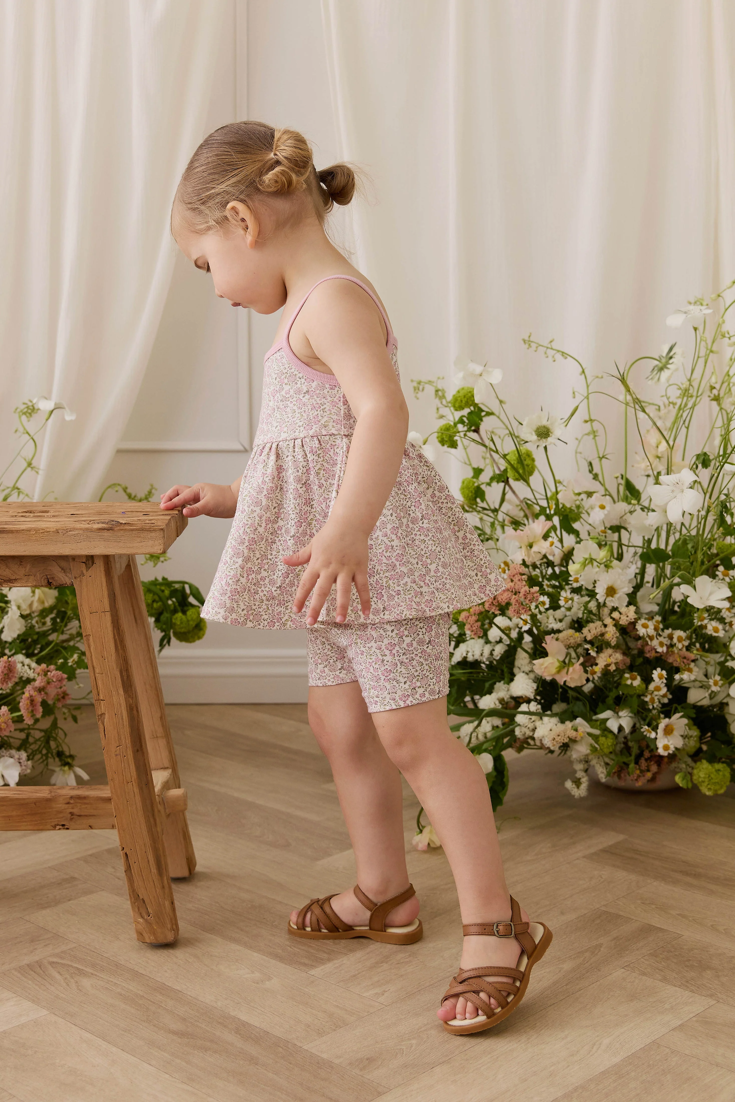 Organic Cotton Everyday Bike Short - Tully Mauve - Image 5