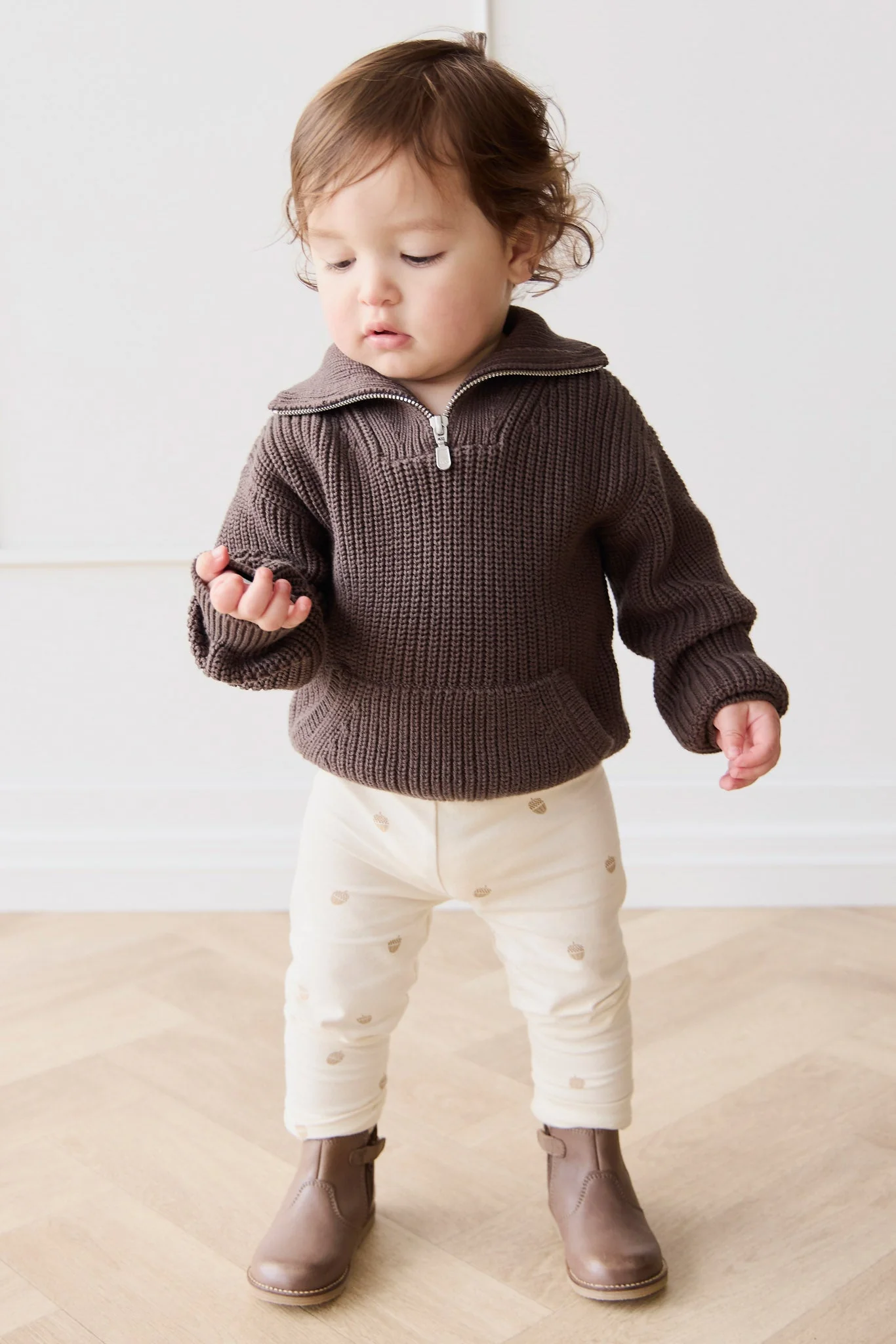 Organic Cotton Everyday Legging - Acorns Tofu - Image 3