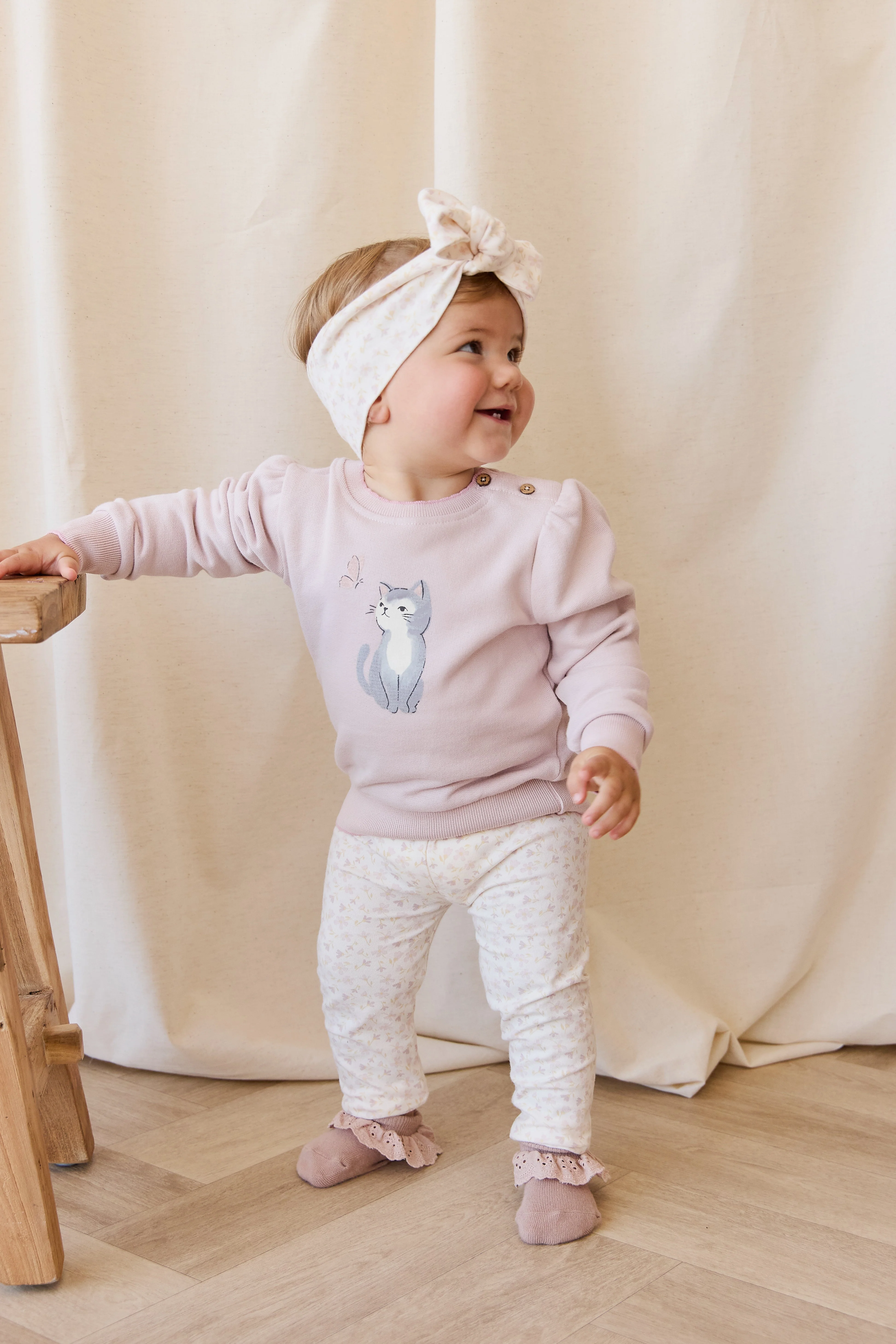 Organic Cotton Everyday Legging - Aries Mauve - Image 3