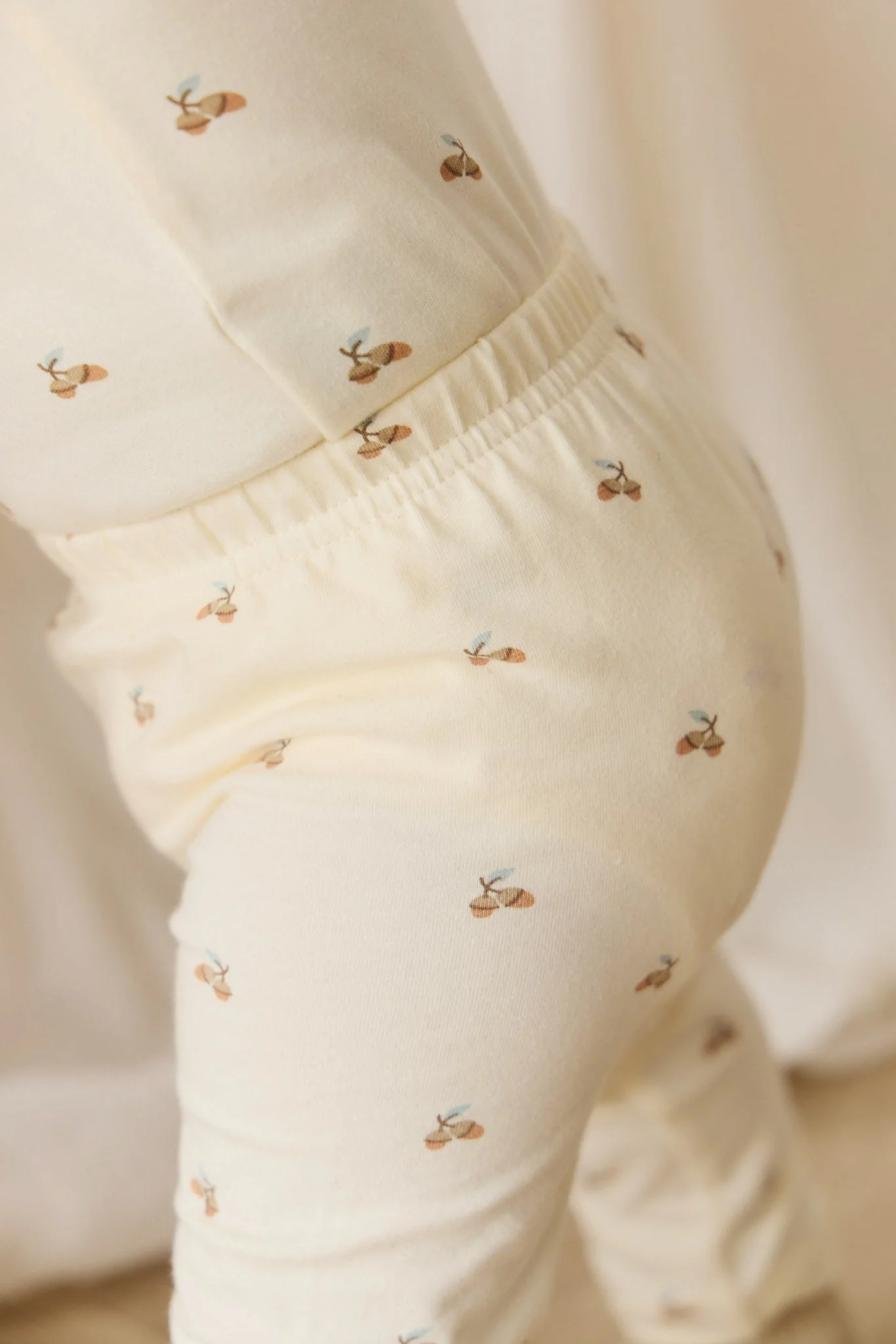 Organic Cotton Everyday Legging - Forest Night Acorns - Image 6