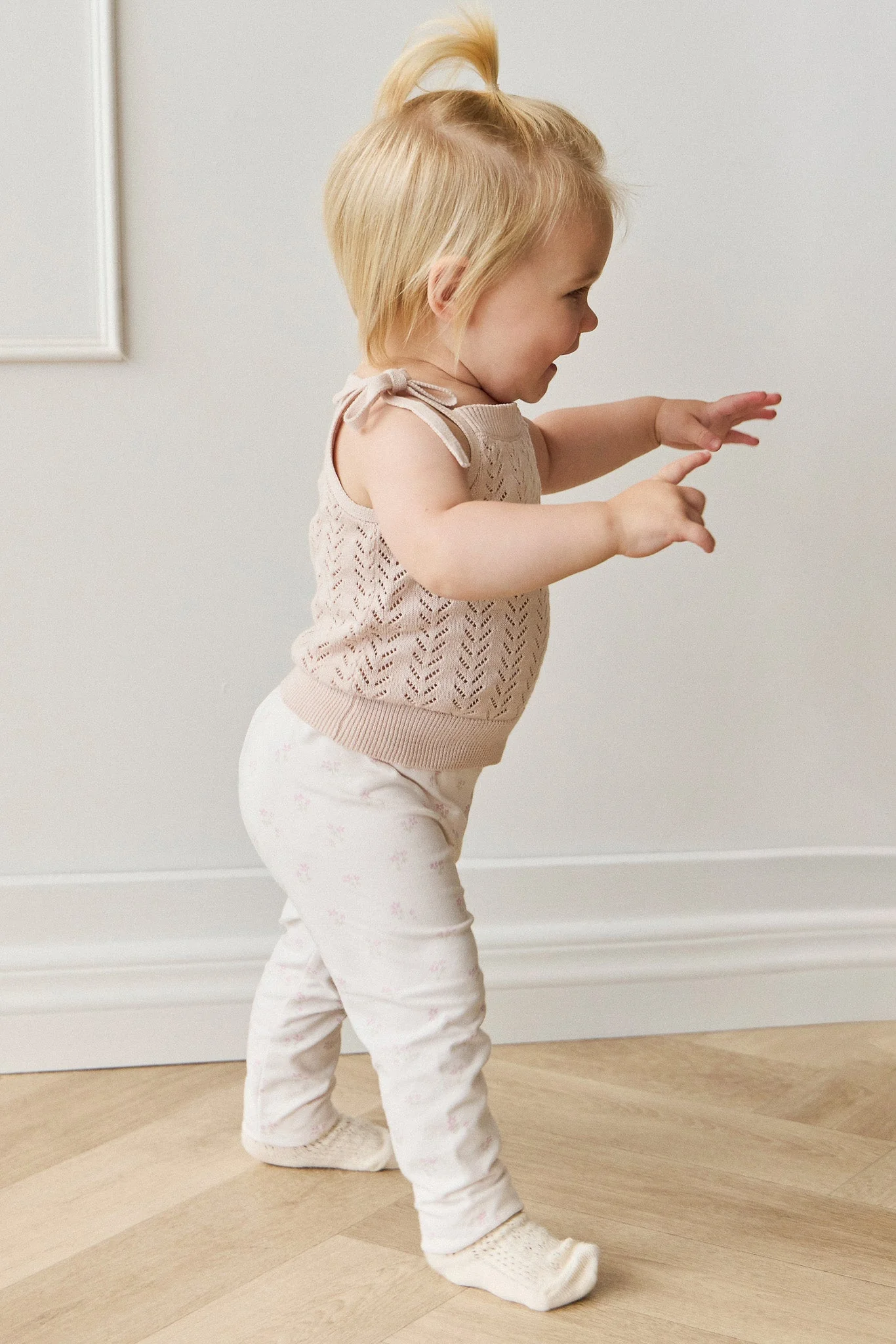 Organic Cotton Everyday Legging - Pauline Pink - Image 3