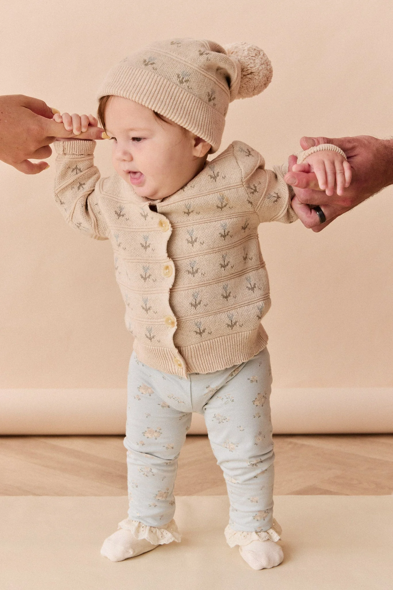Organic Cotton Everyday Legging - Petite Fleur Blue - Image 2