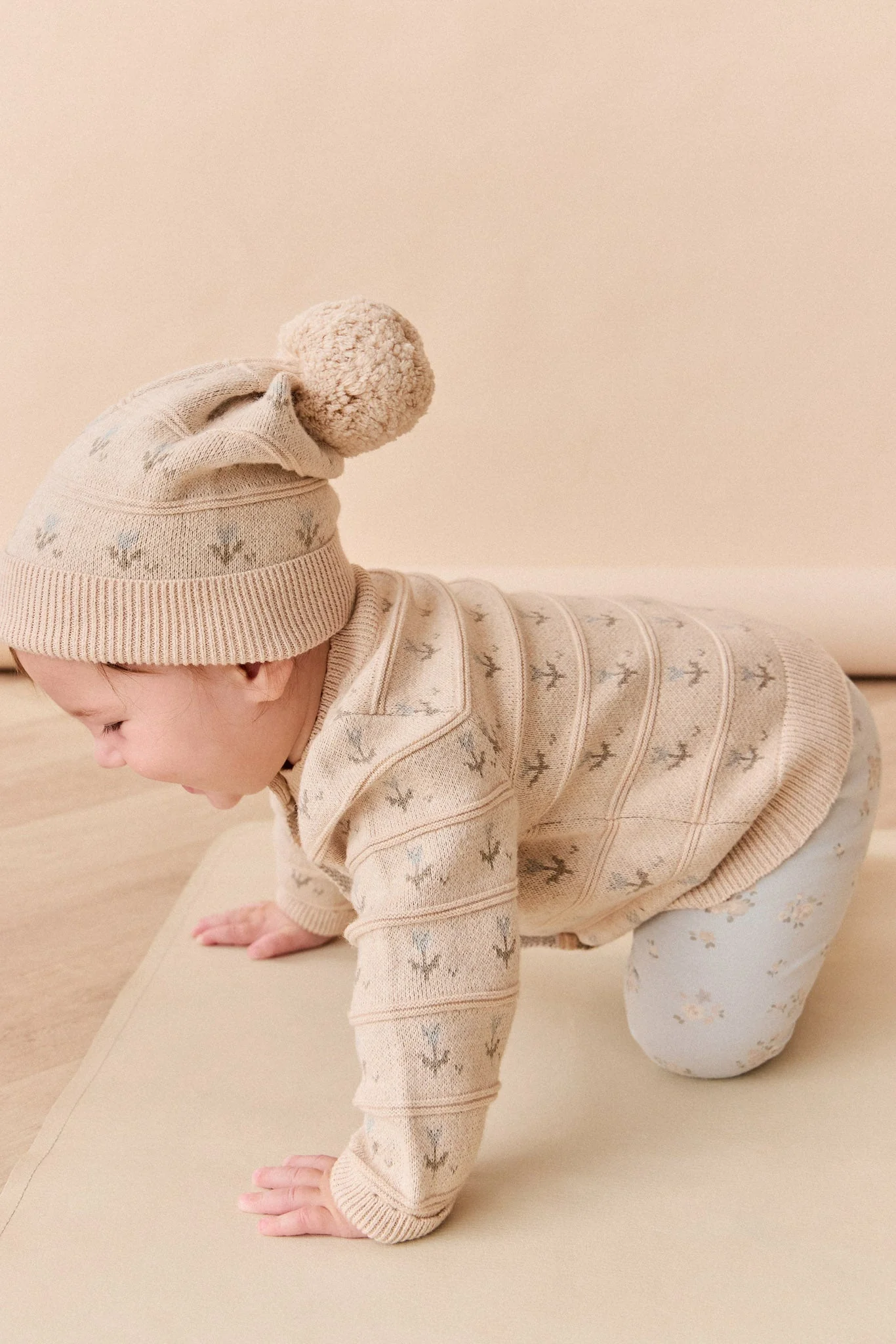 Organic Cotton Everyday Legging - Petite Fleur Blue - Image 3