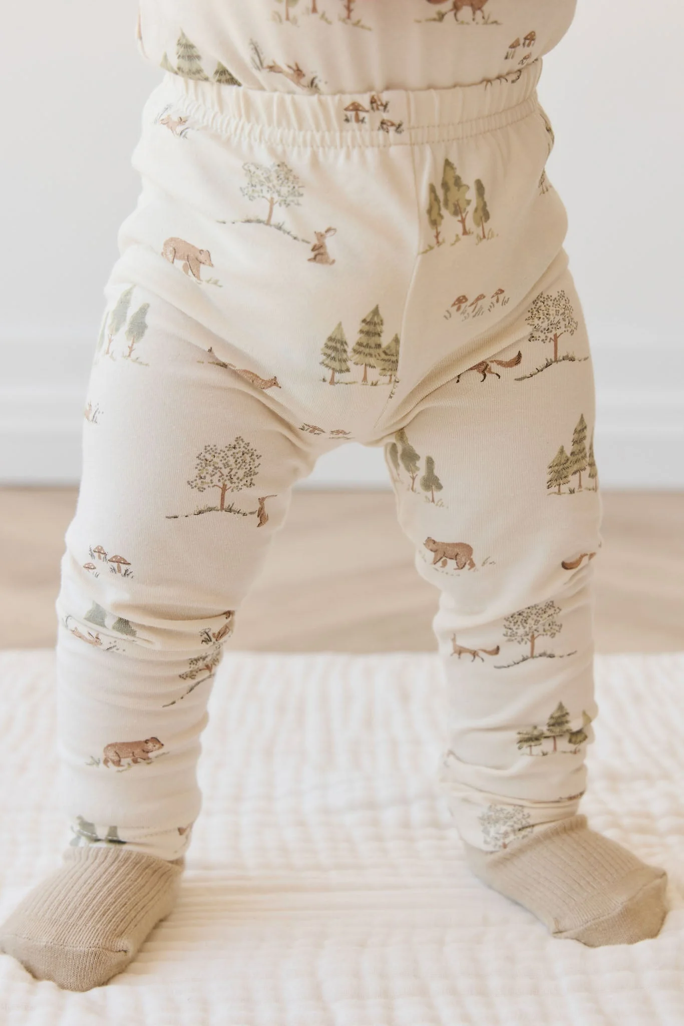 Organic Cotton Everyday Legging - Pine Forest Friends - Image 5