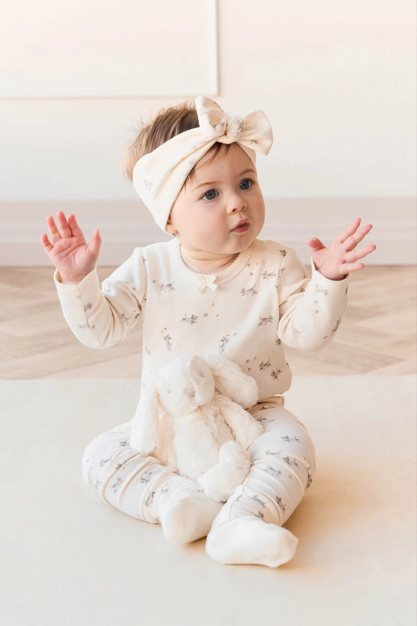 Organic Cotton Everyday Legging - Playful Kittens - Image 3