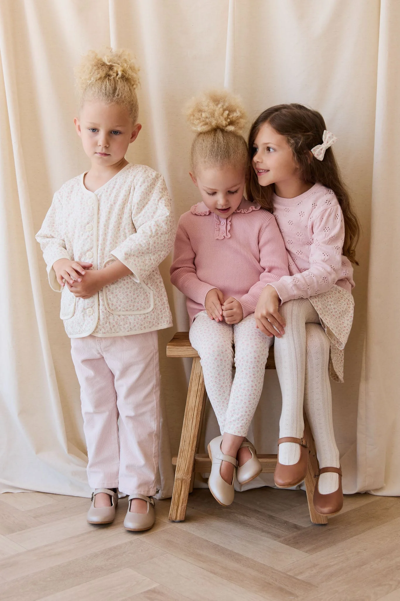 Organic Cotton Everyday Legging - Posy Garden Pink - Image 5