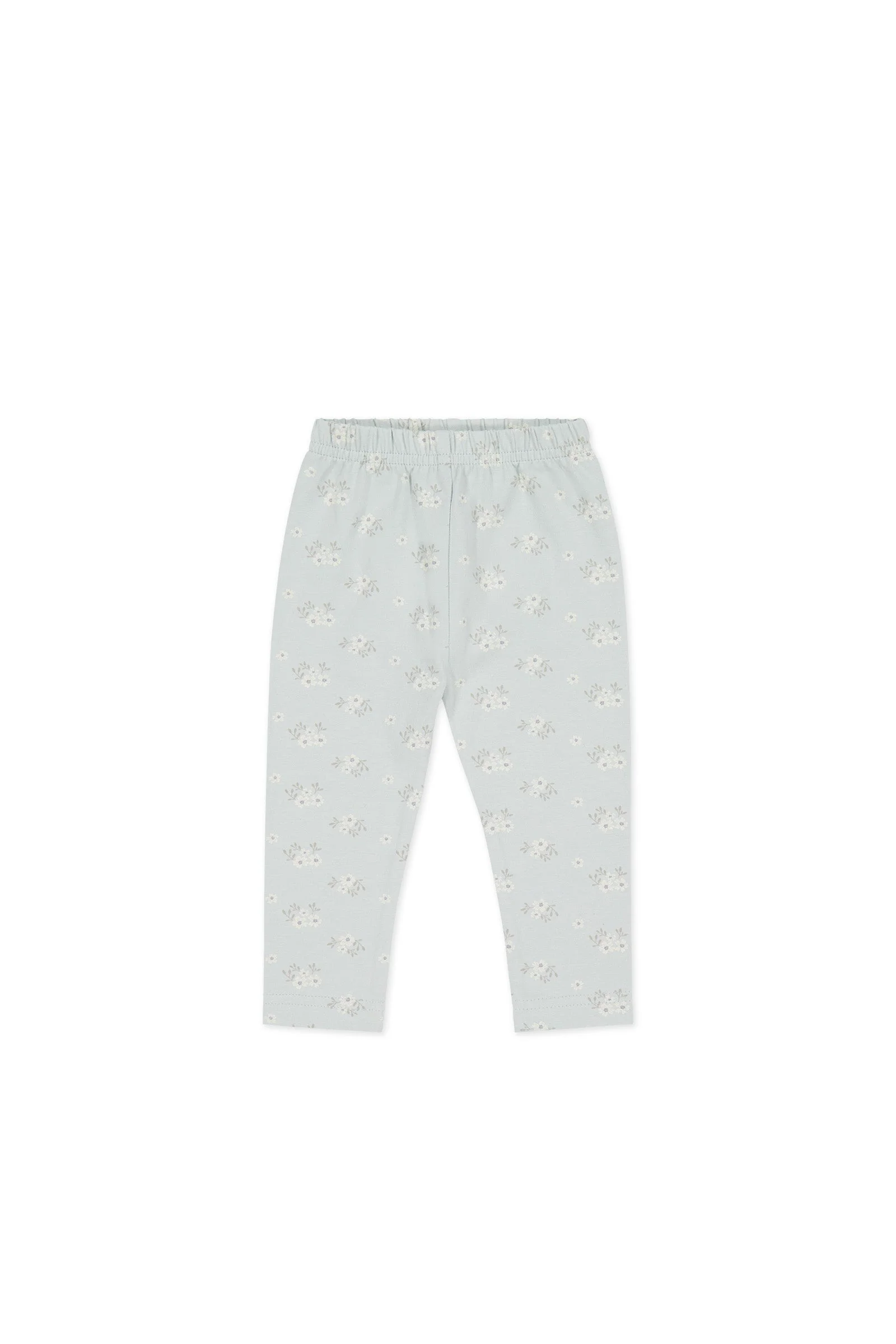 Organic Cotton Everyday Legging - Rose Floral Smoke - Image 2