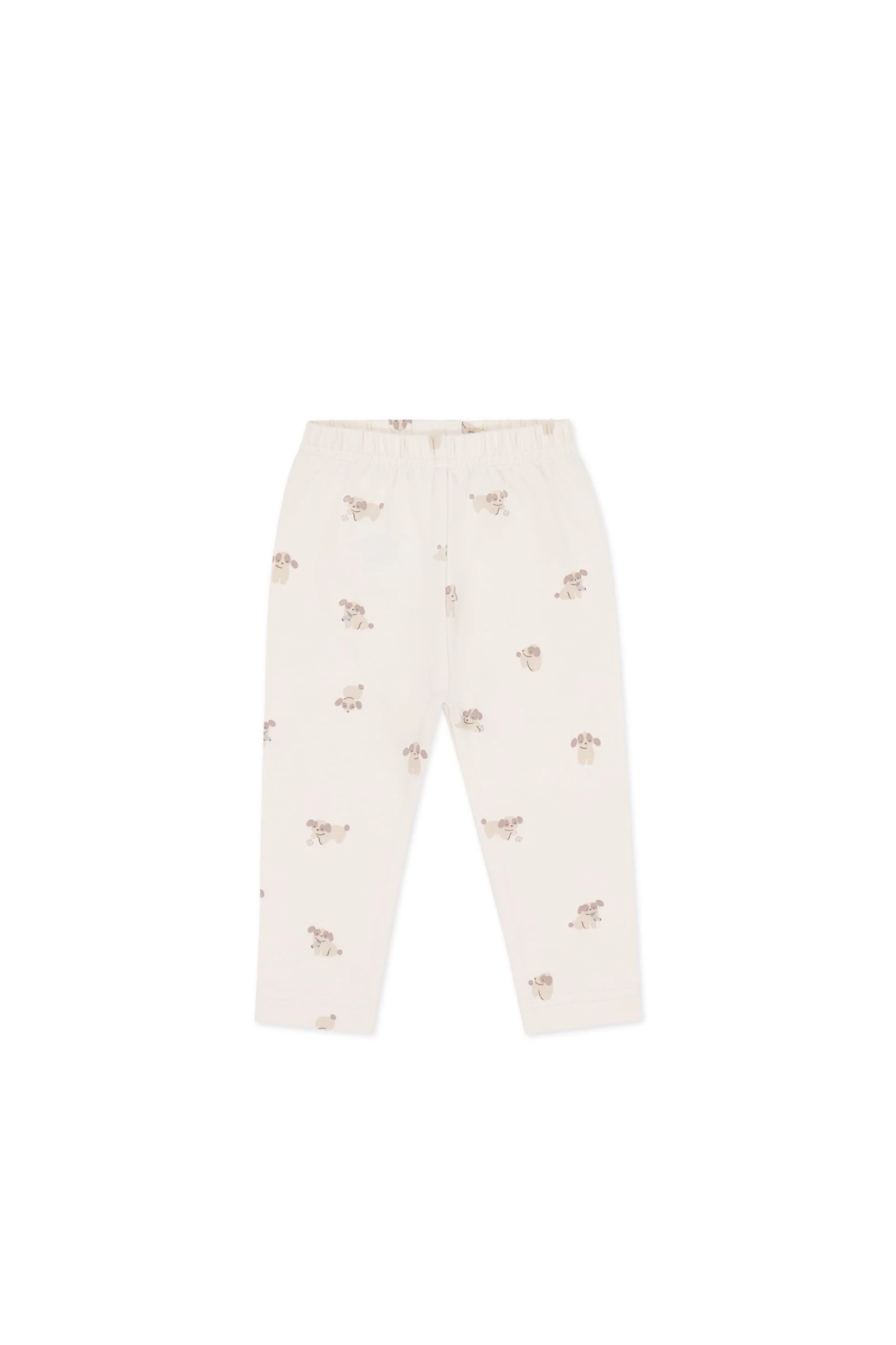 Organic Cotton Everyday Legging - Sasha Puppy Tofu - Image 2