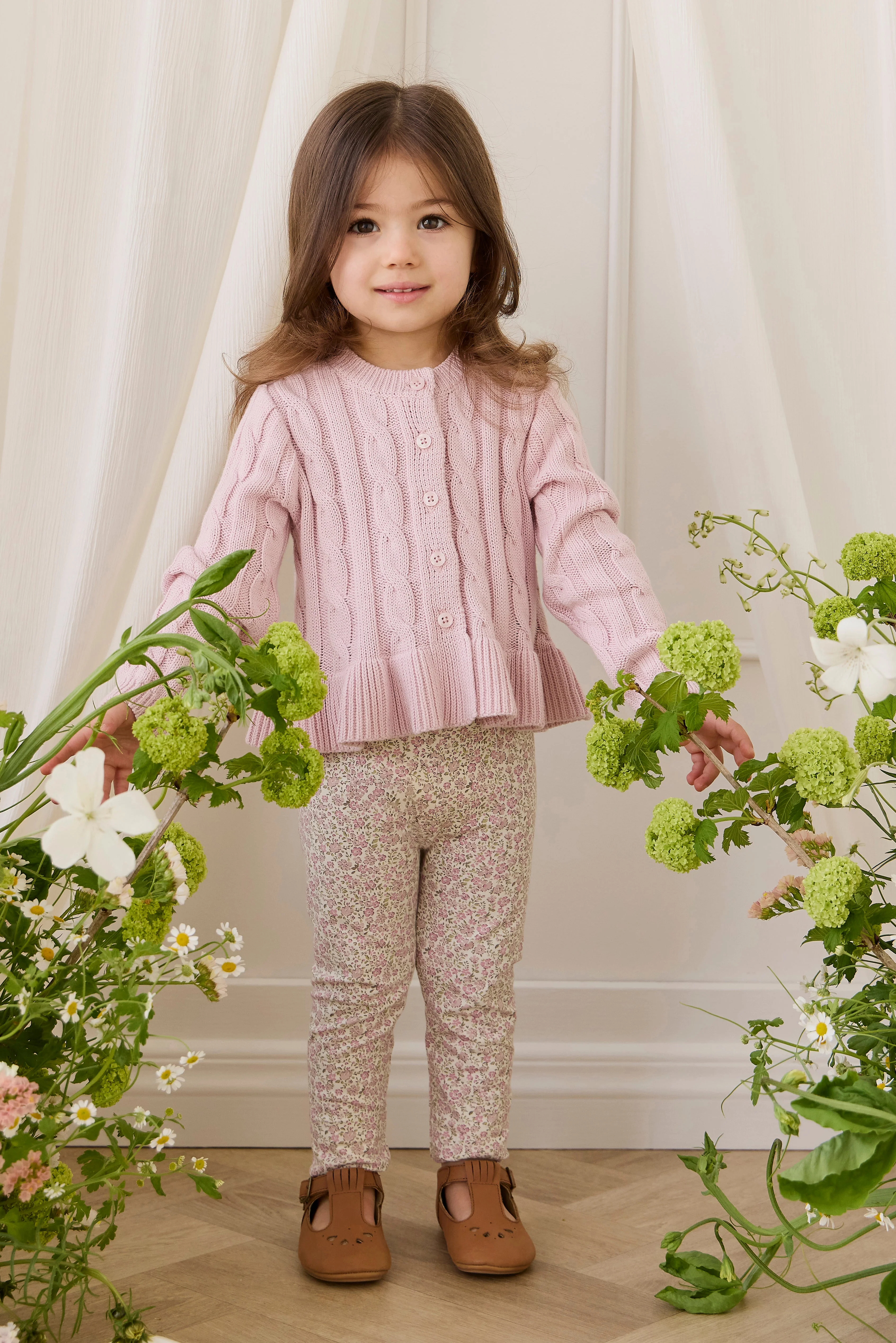 Organic Cotton Everyday Legging - Tully Mauve - Image 4