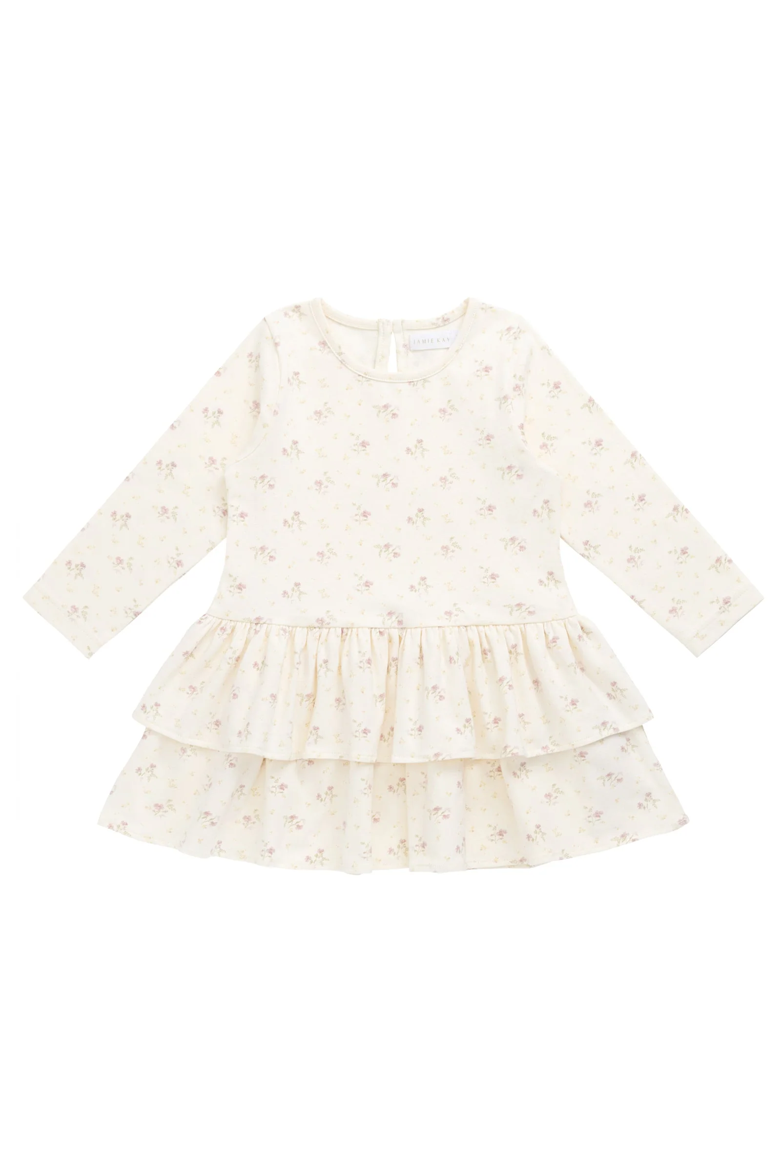 Organic Cotton Fayette Dress - Thelma Parchment - Image 2