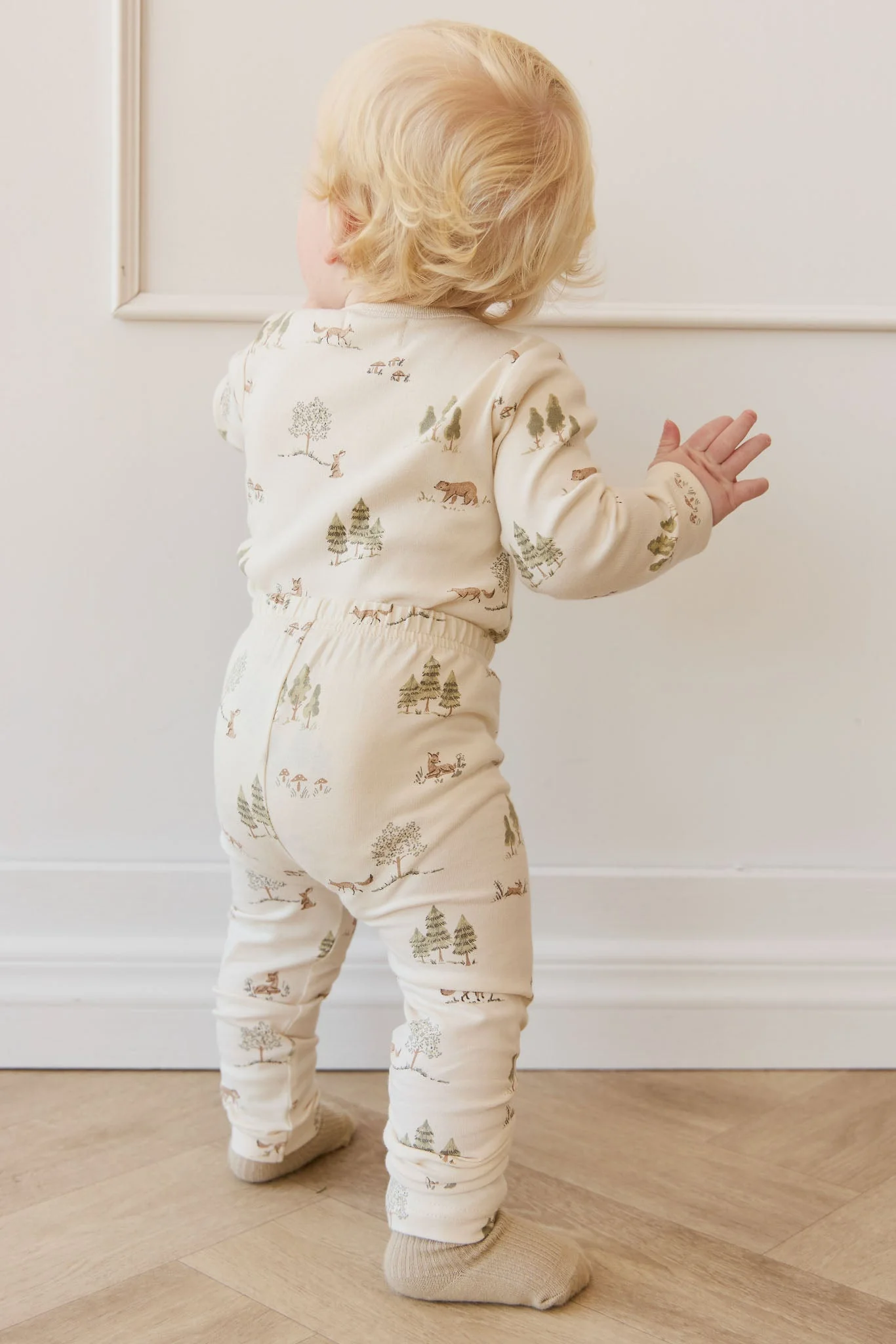 Organic Cotton Fernley Bodysuit - Pine Forest Friends - Image 6
