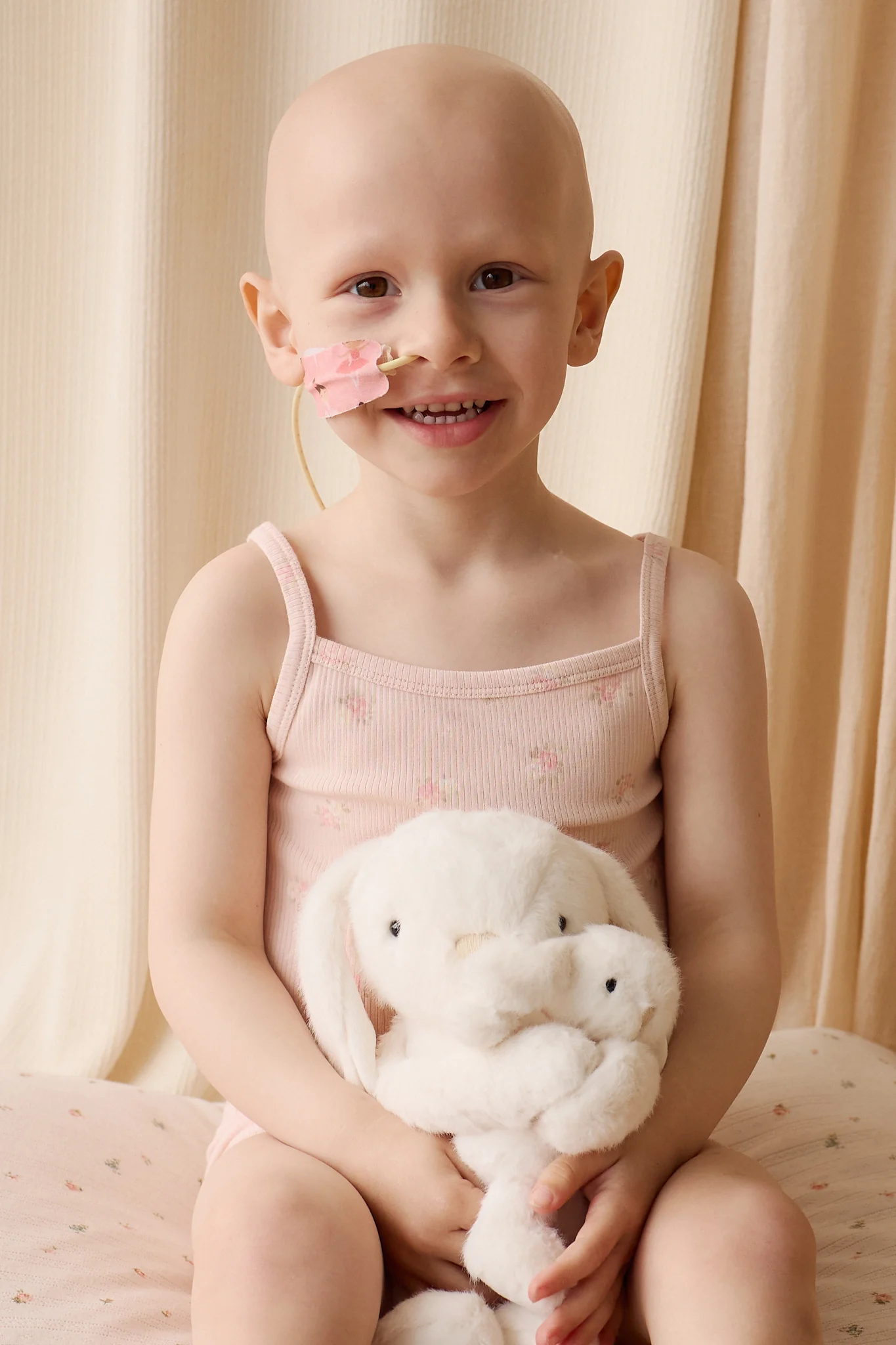 Organic Cotton Fine Rib Ari Singlet Pyjama Set - Simone Morganite - Image 3
