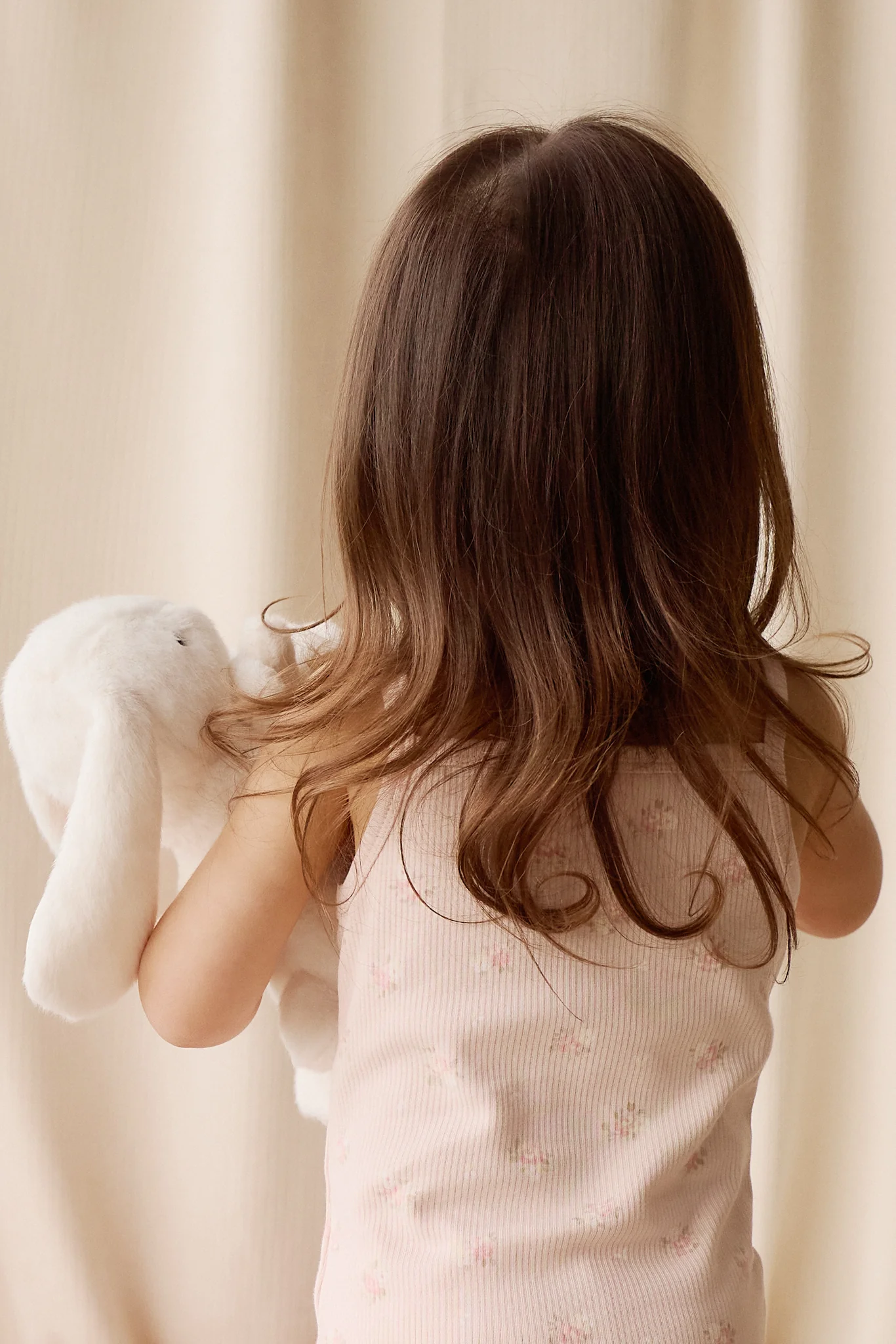 Organic Cotton Fine Rib Ari Singlet Pyjama Set - Simone Morganite - Image 4