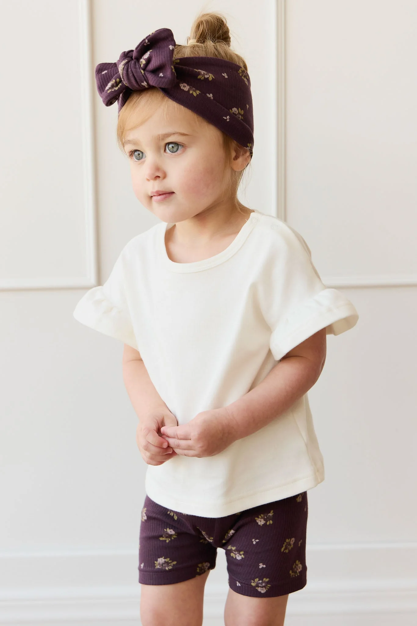 Organic Cotton Fine Rib Everyday Bike Short - Simone Huckleberry - Image 4