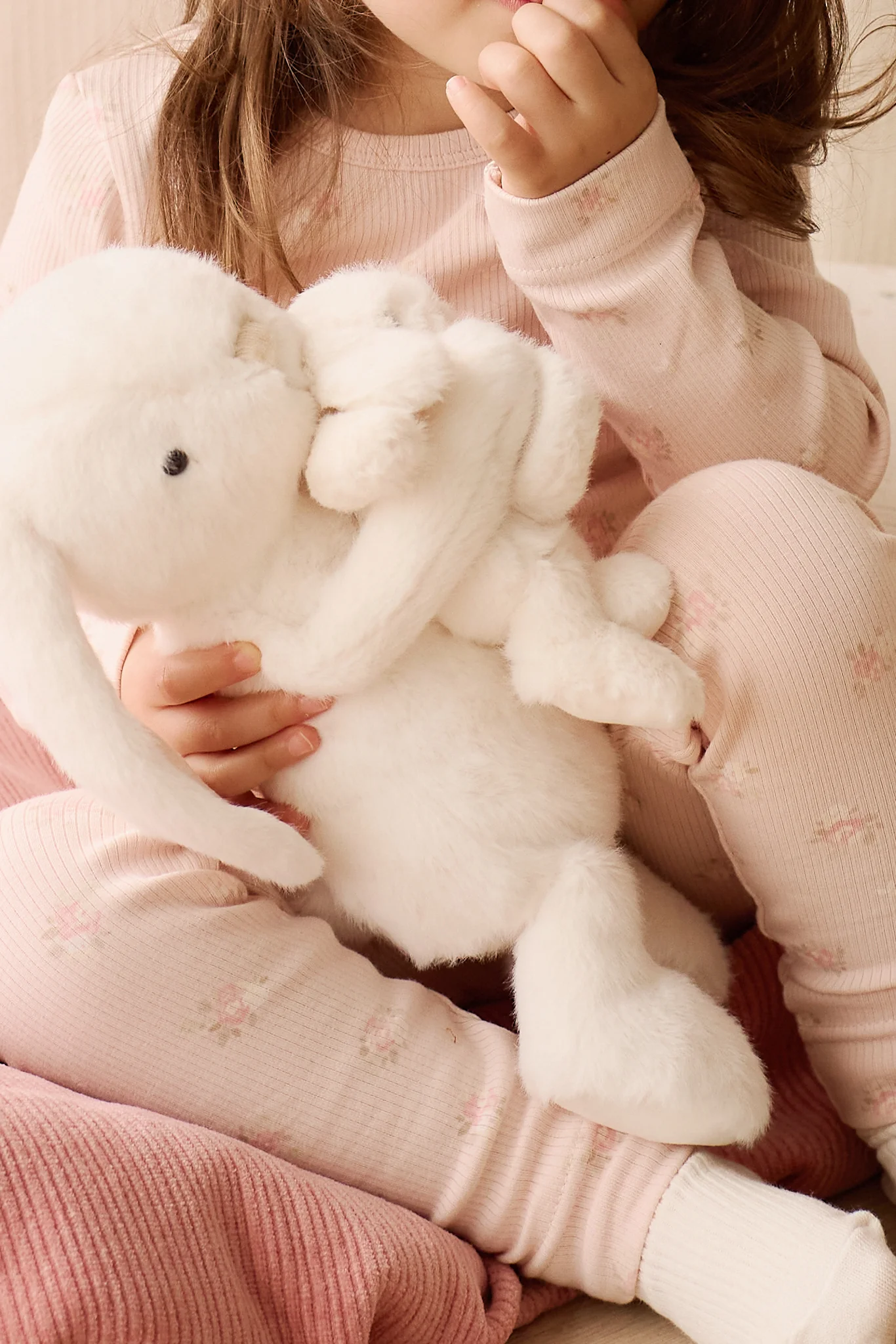 Organic Cotton Fine Rib Kayln Long Sleeve Pyjama Set - Simone Morganite - Image 5