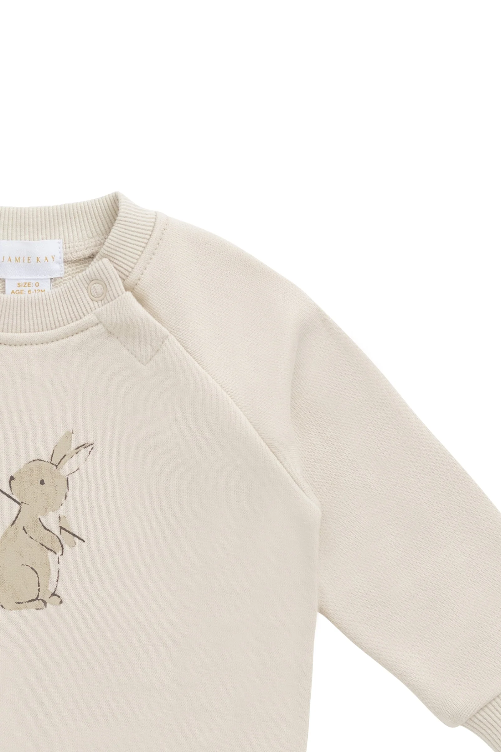 Organic Cotton Flynn Sweatshirt - Oat Lapin Jardin - Image 8