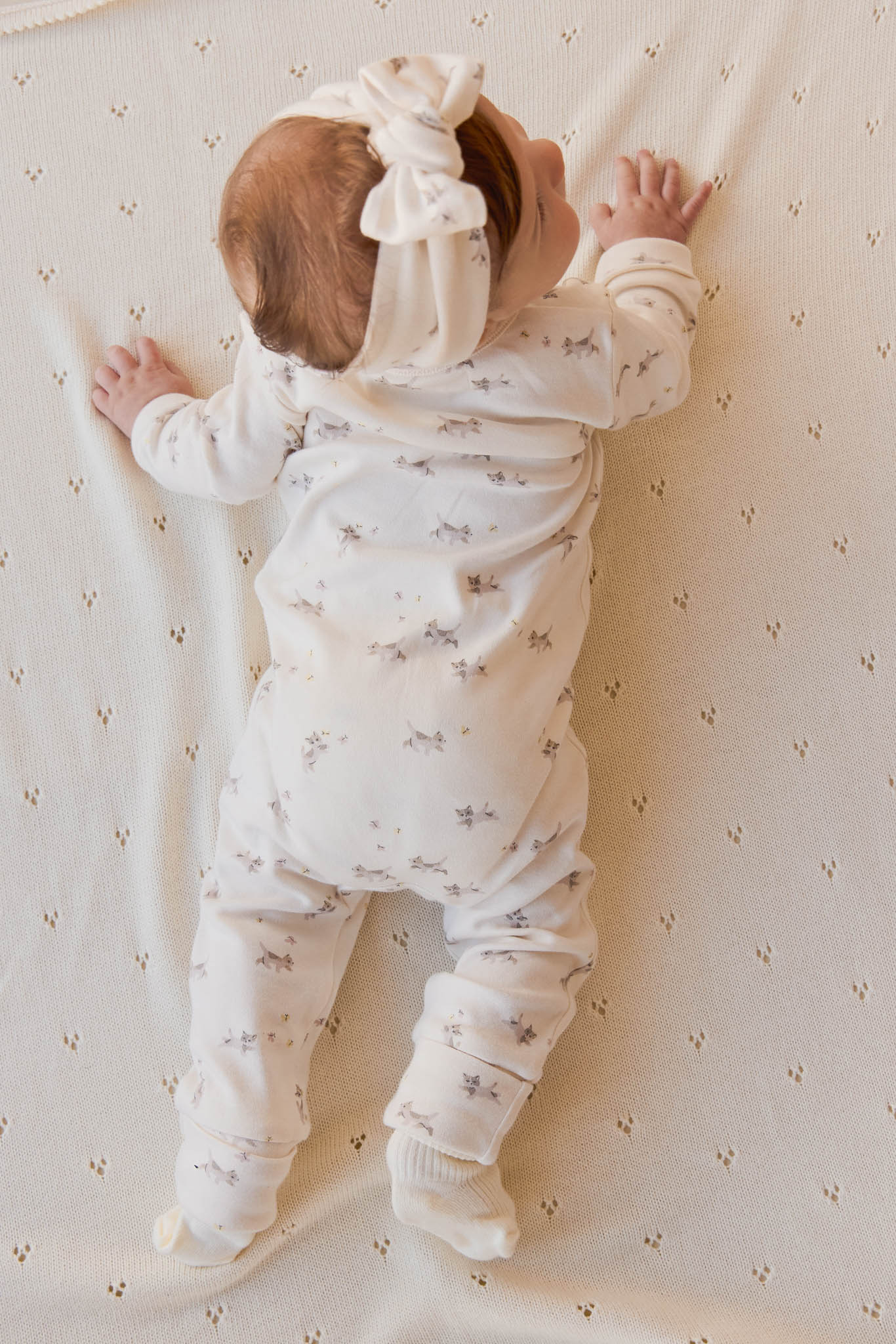 Organic Cotton Frankie Onepiece - Playful Kittens - Image 3