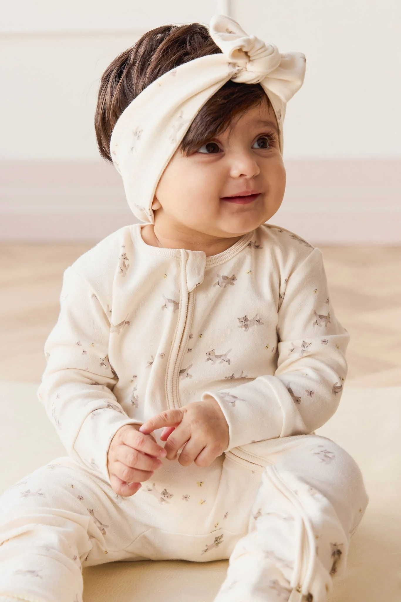 Organic Cotton Frankie Onepiece - Playful Kittens - Image 4