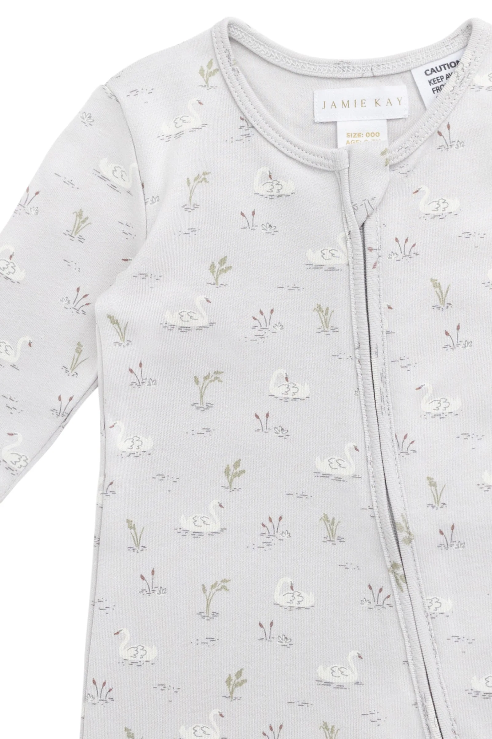 Organic Cotton Frankie Onepiece - Swanning Dawn Blue - Image 4