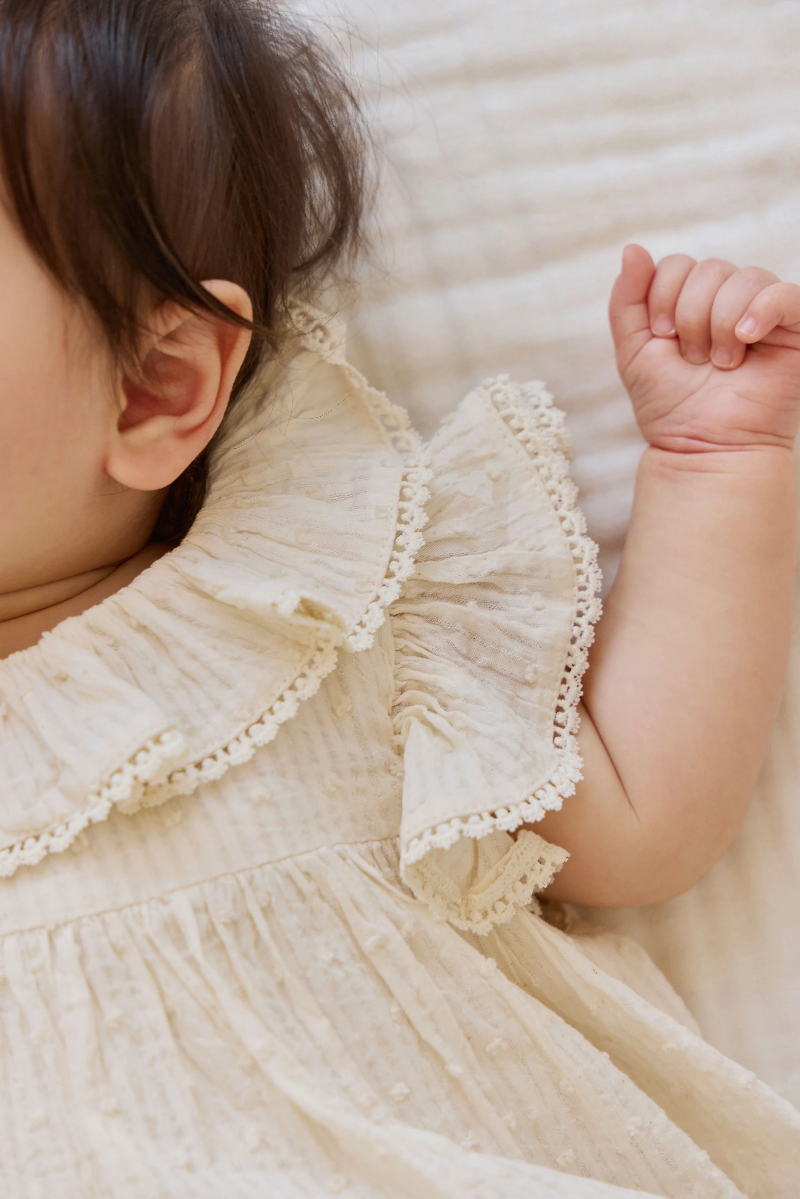 Organic Cotton Frannie Playsuit-Parchment - Image 10