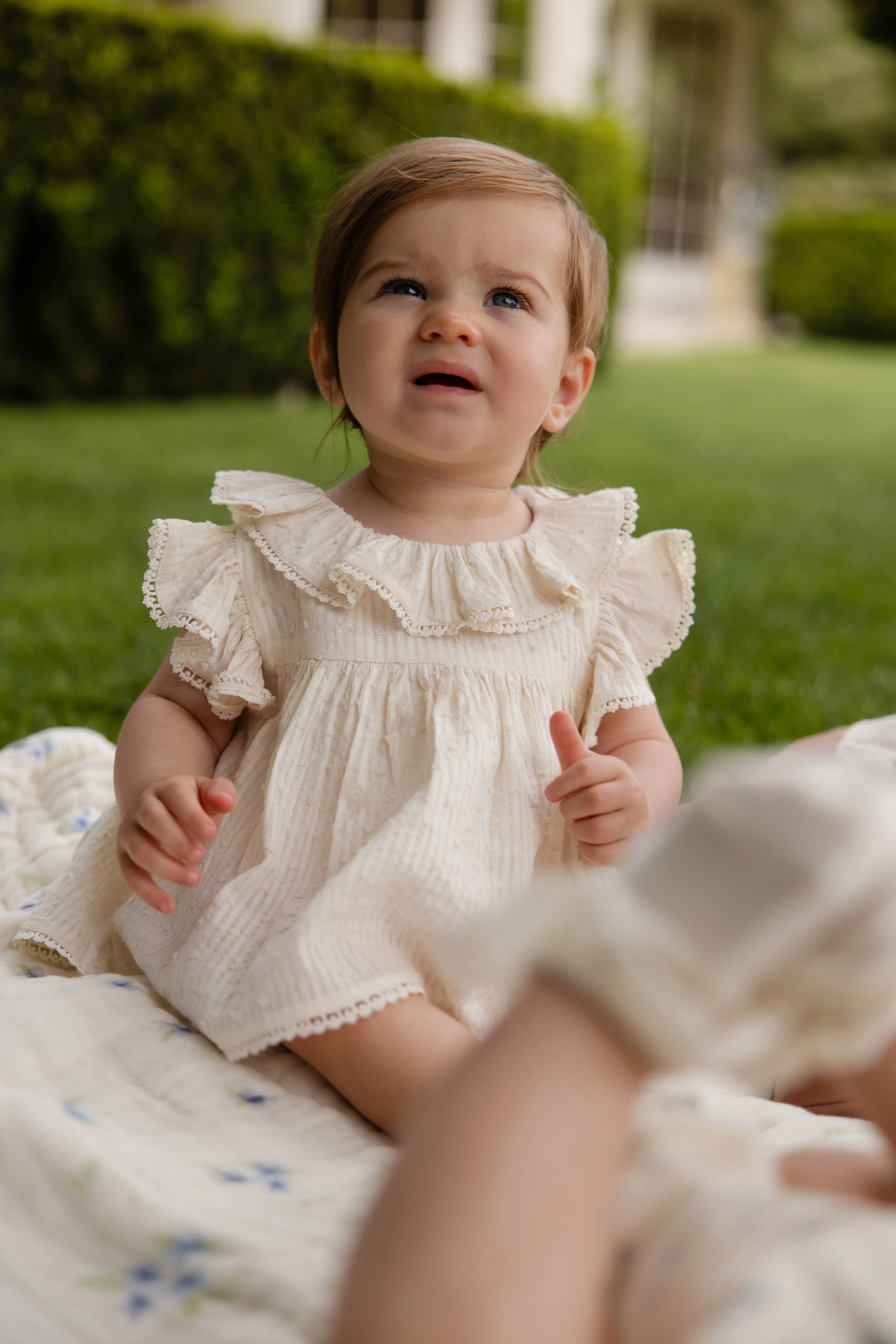 Organic Cotton Frannie Playsuit-Parchment - Image 6