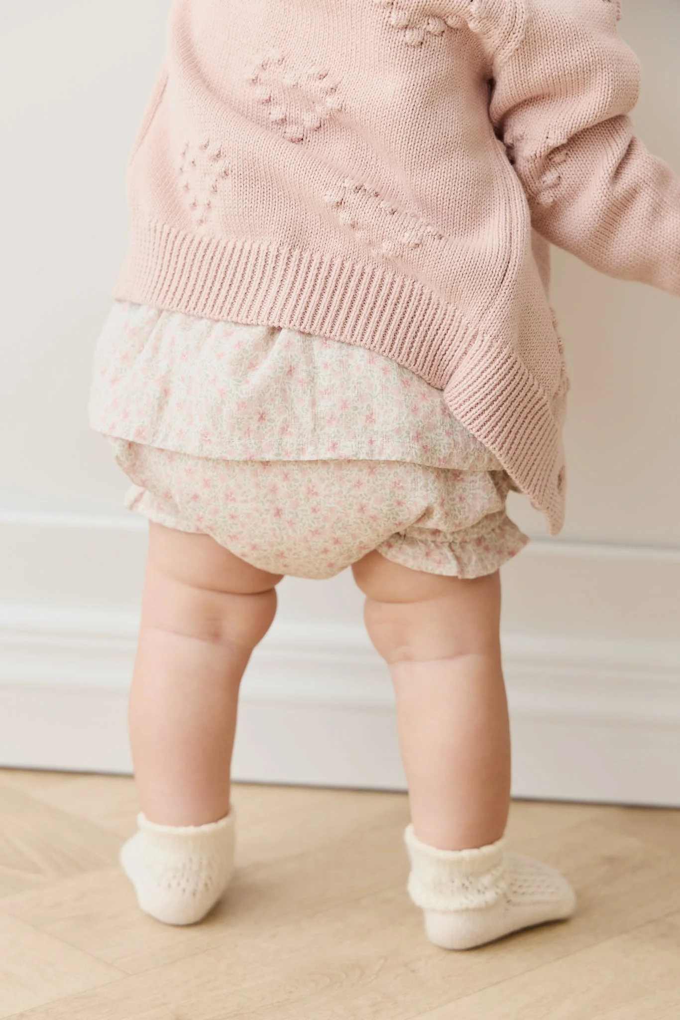 Organic Cotton Frill Bloomer - Claudette Rose - Image 2