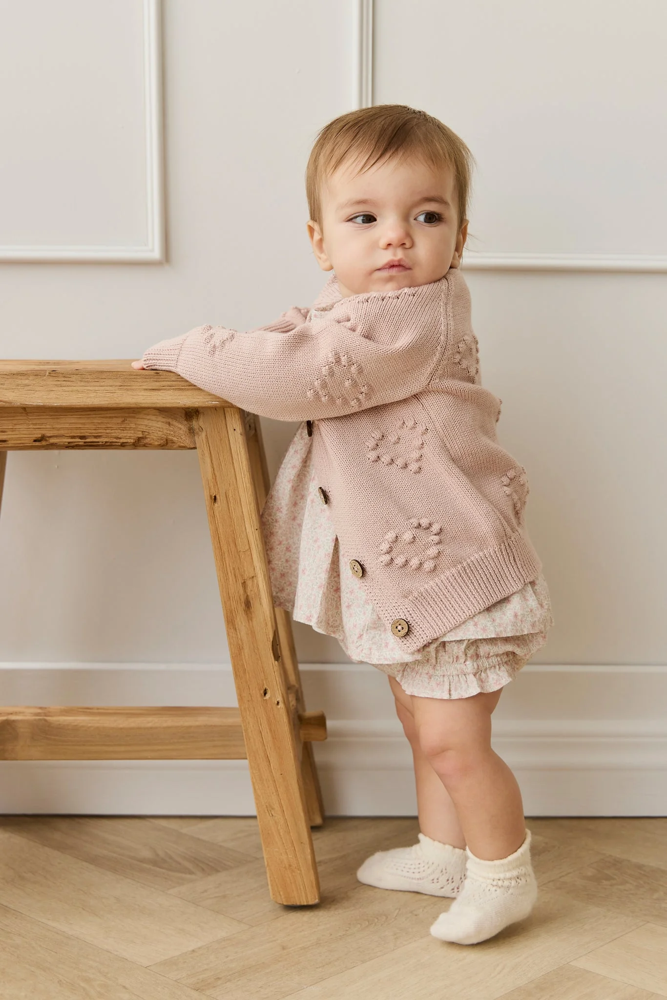 Organic Cotton Frill Bloomer - Claudette Rose - Image 3