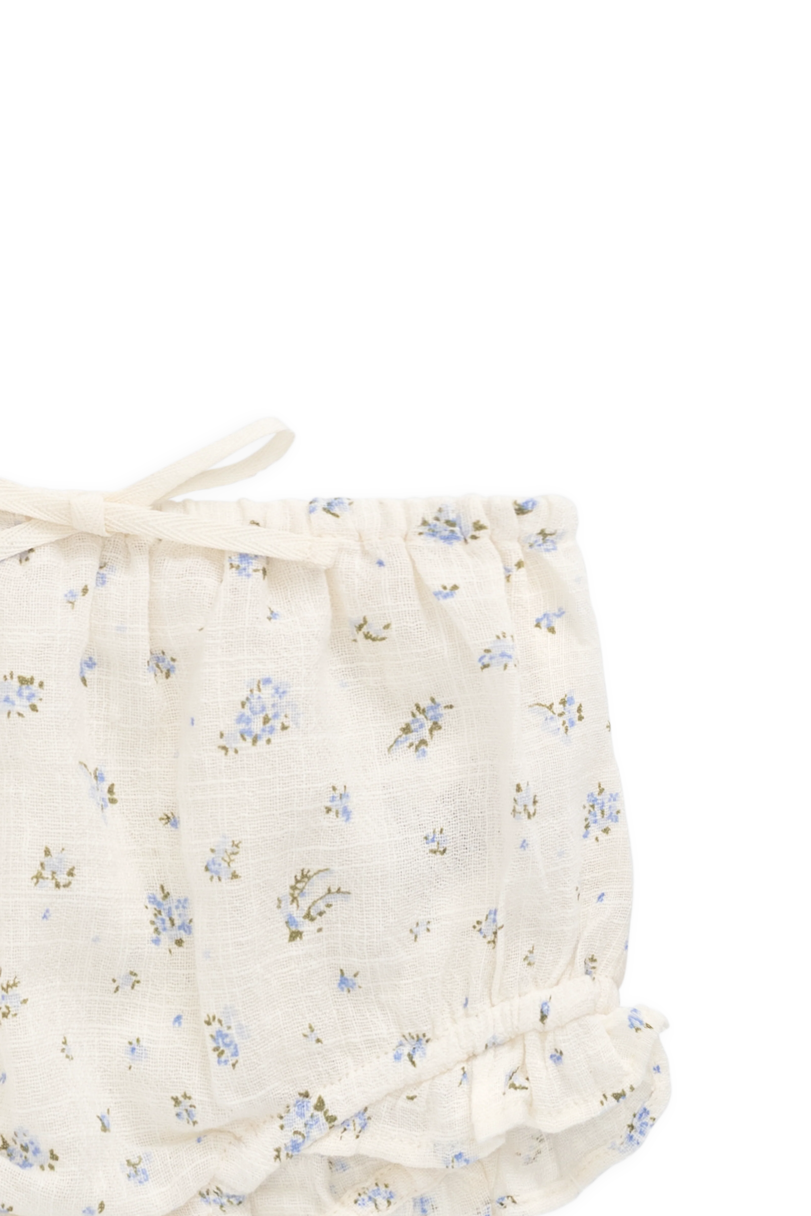 Organic Cotton Frill Bloomer - Juniper Fields Blue - Image 6