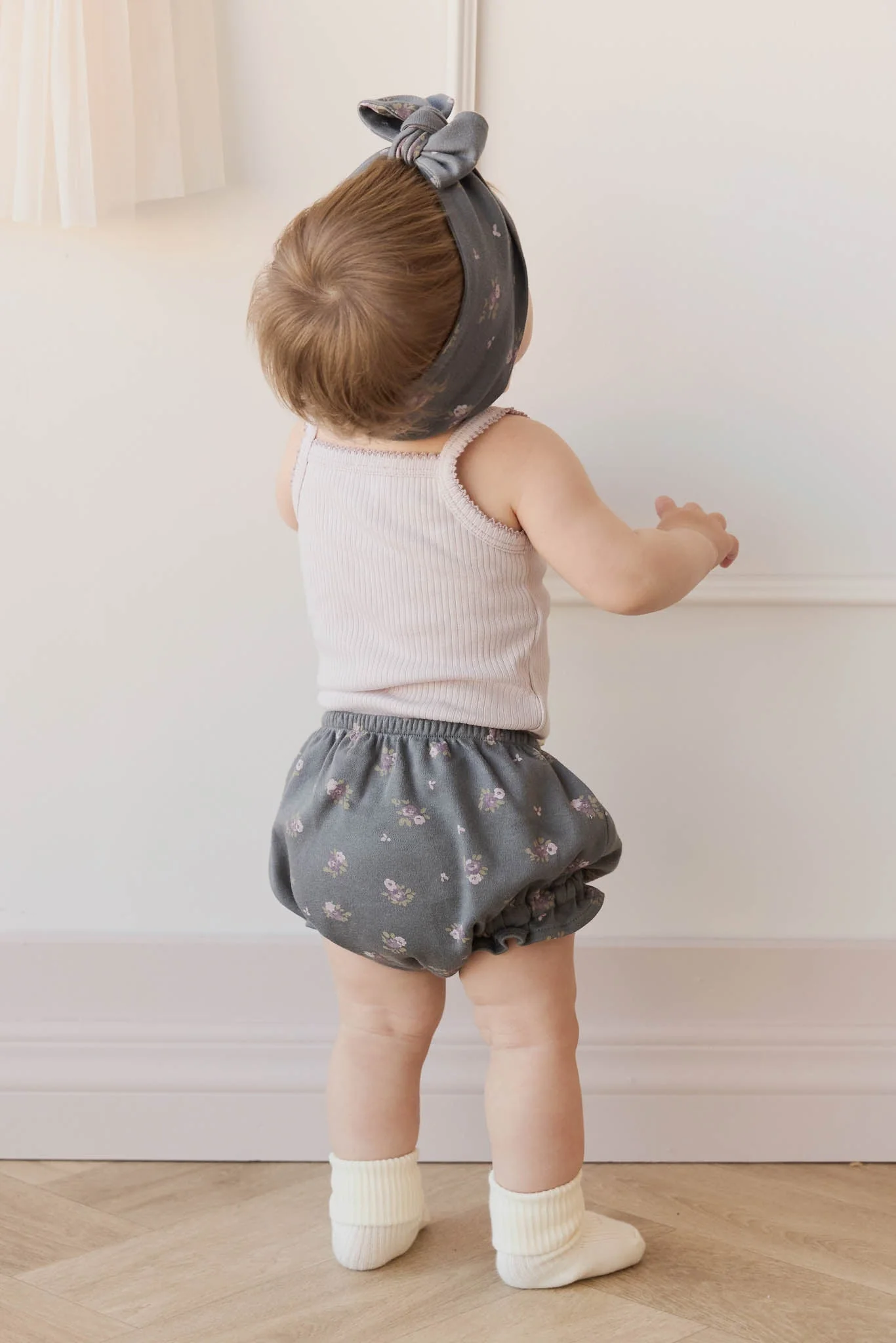 Organic Cotton Frill Bloomer - Simone Lava - Image 6