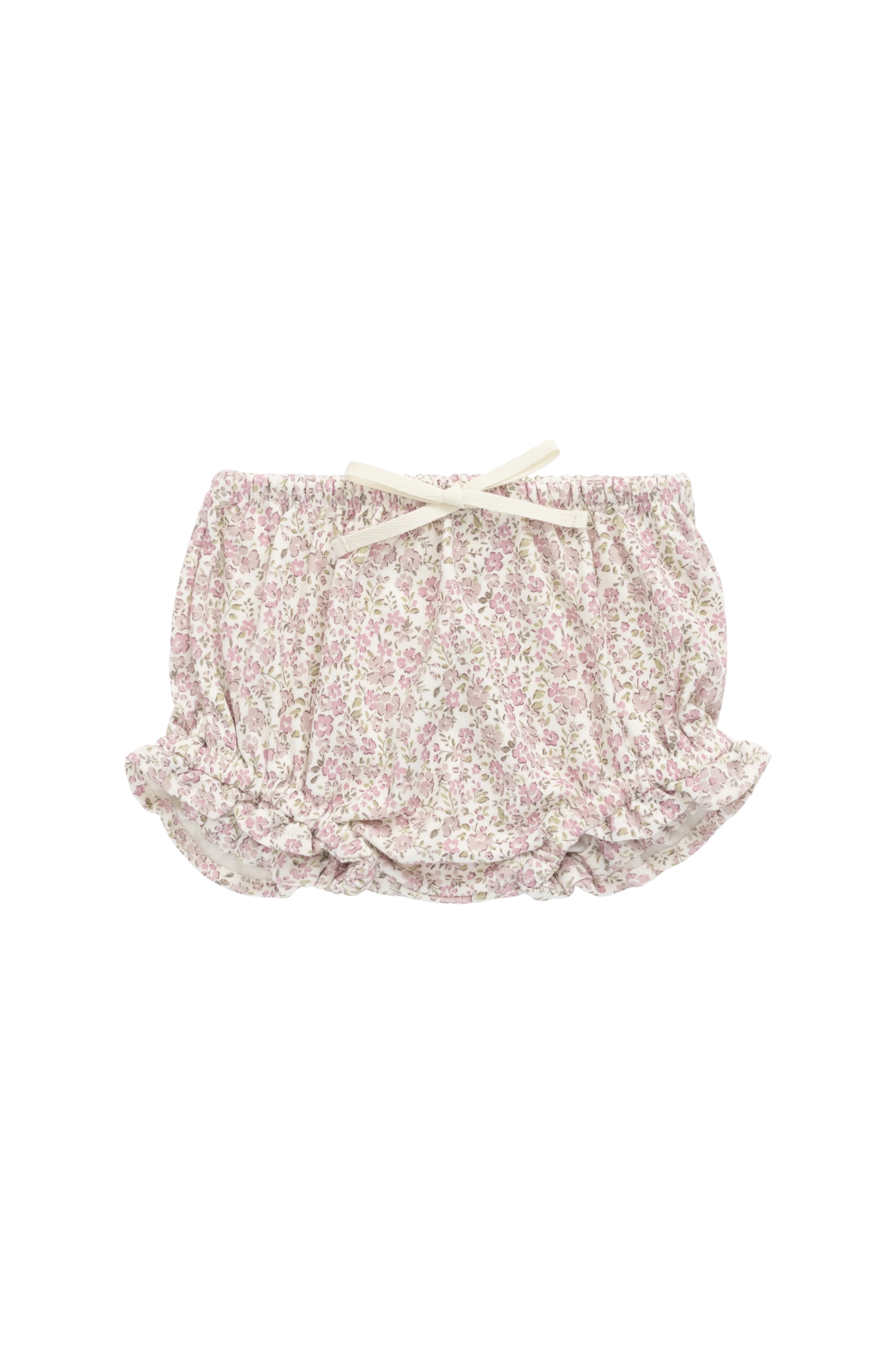 Organic Cotton Frill Bloomer - Tully Mauve - Image 2