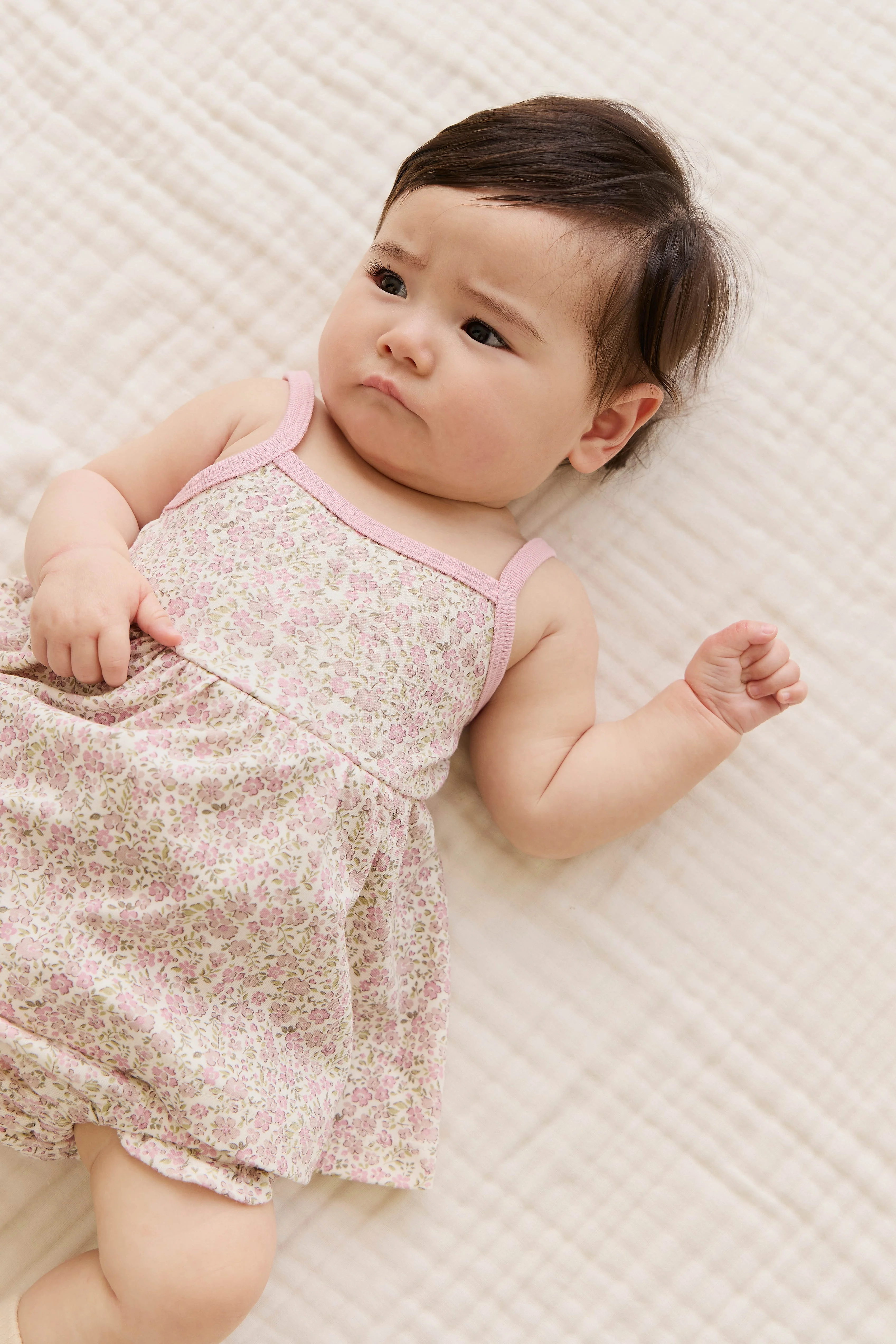 Organic Cotton Frill Bloomer - Tully Mauve - Image 3