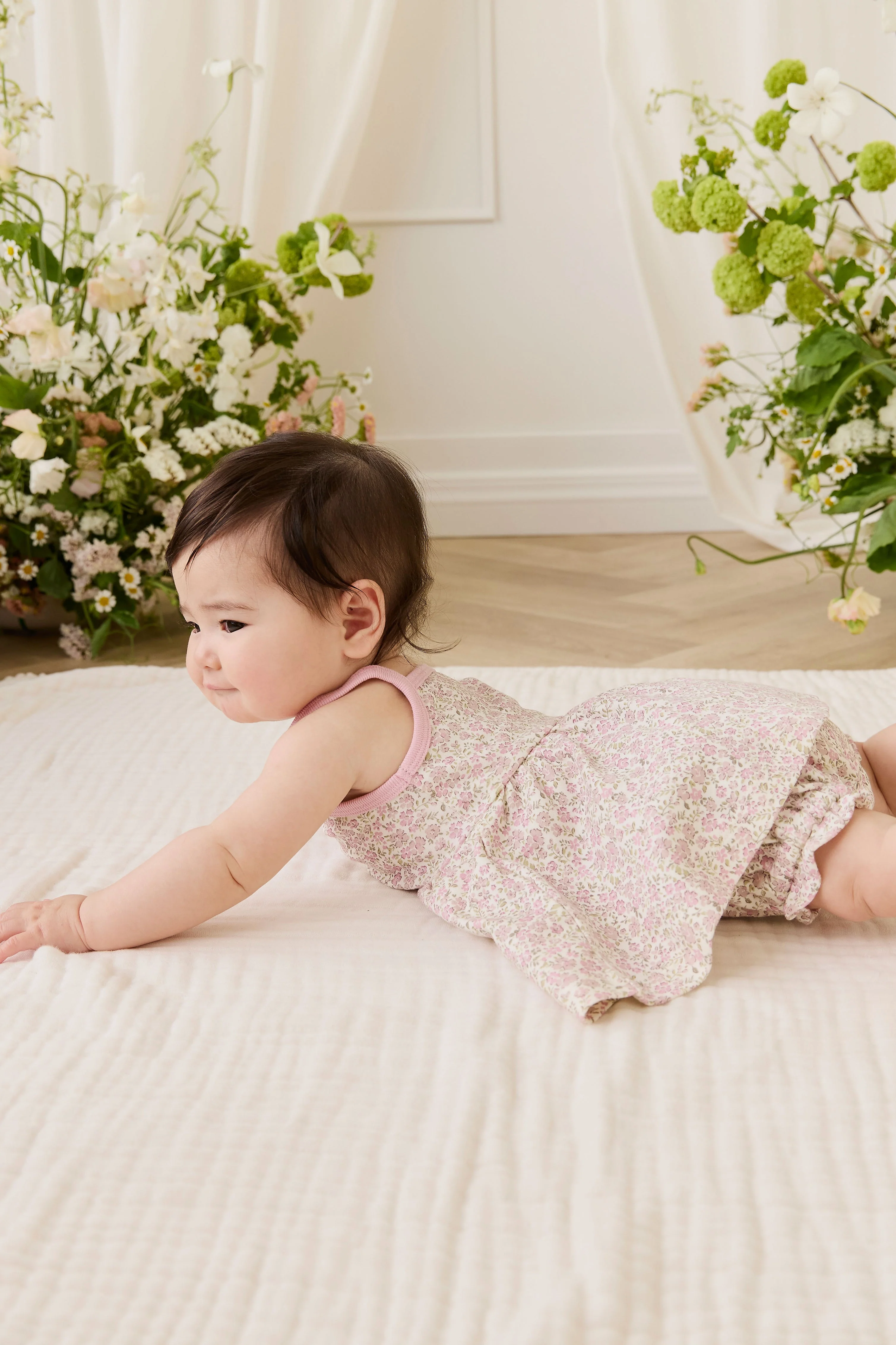 Organic Cotton Frill Bloomer - Tully Mauve - Image 5