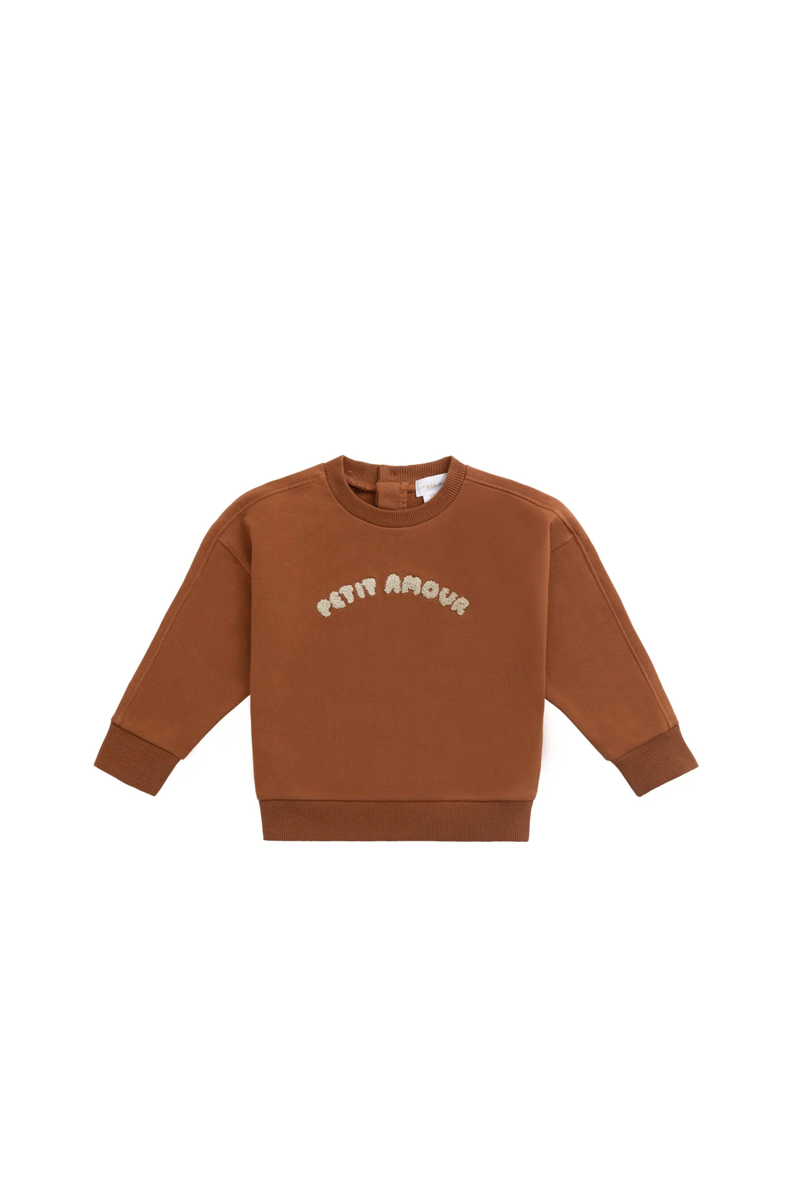 Organic Cotton Georgie Sweatshirt - Mon Petite Amour Ginger - Image 2