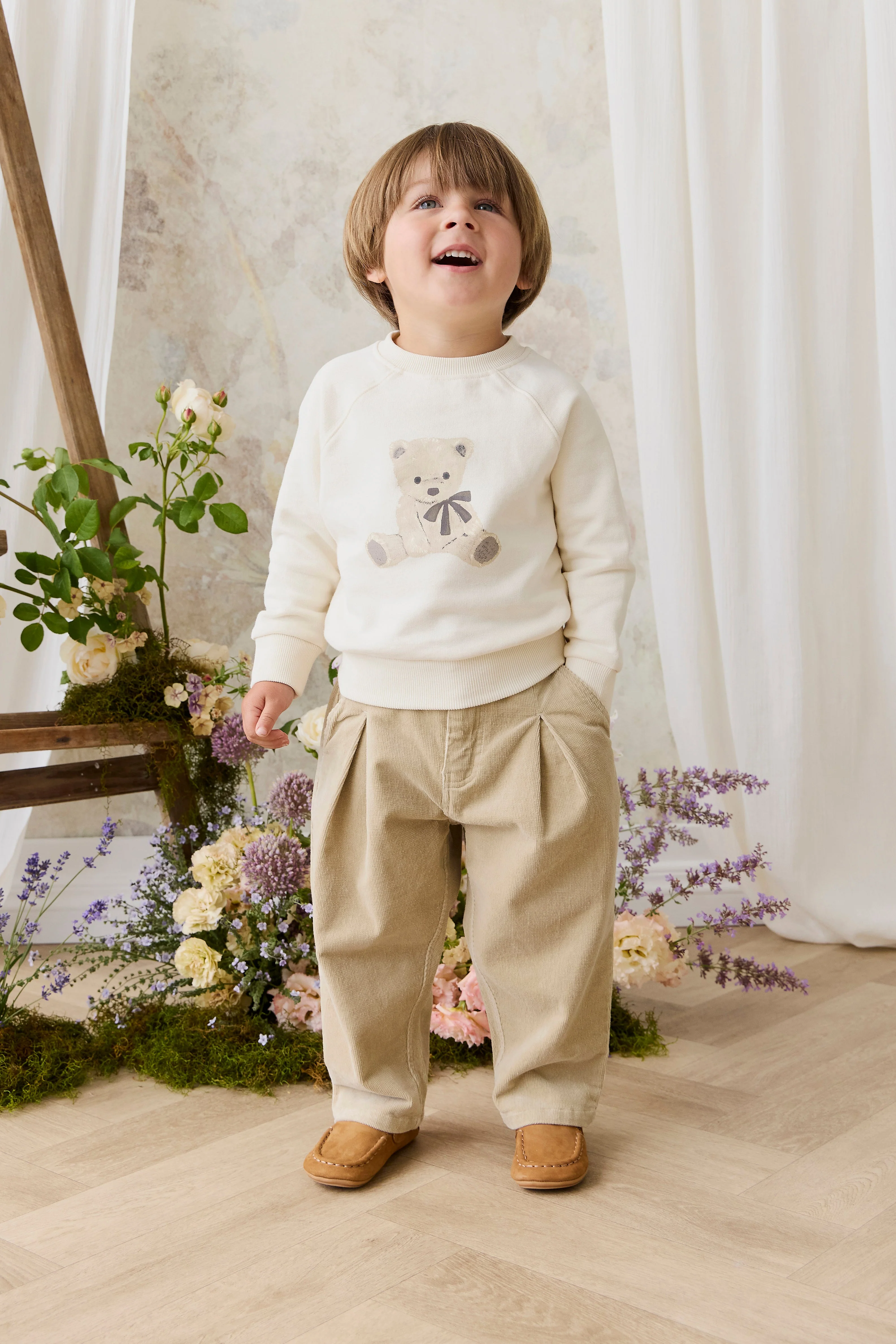 Organic Cotton Hayes Sweatshirt - Theo Teddy Cloud - Image 4