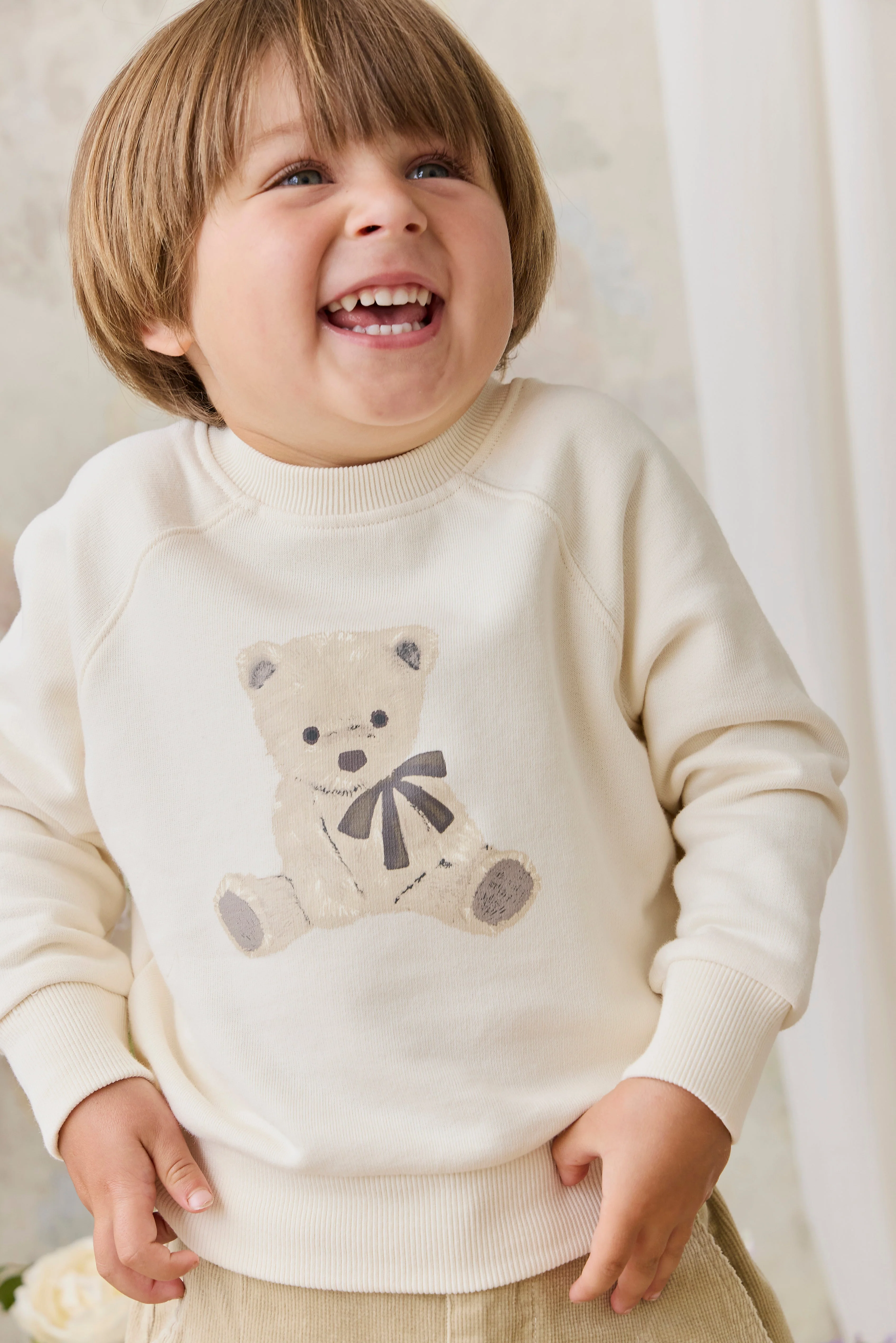 Organic Cotton Hayes Sweatshirt - Theo Teddy Cloud - Image 6