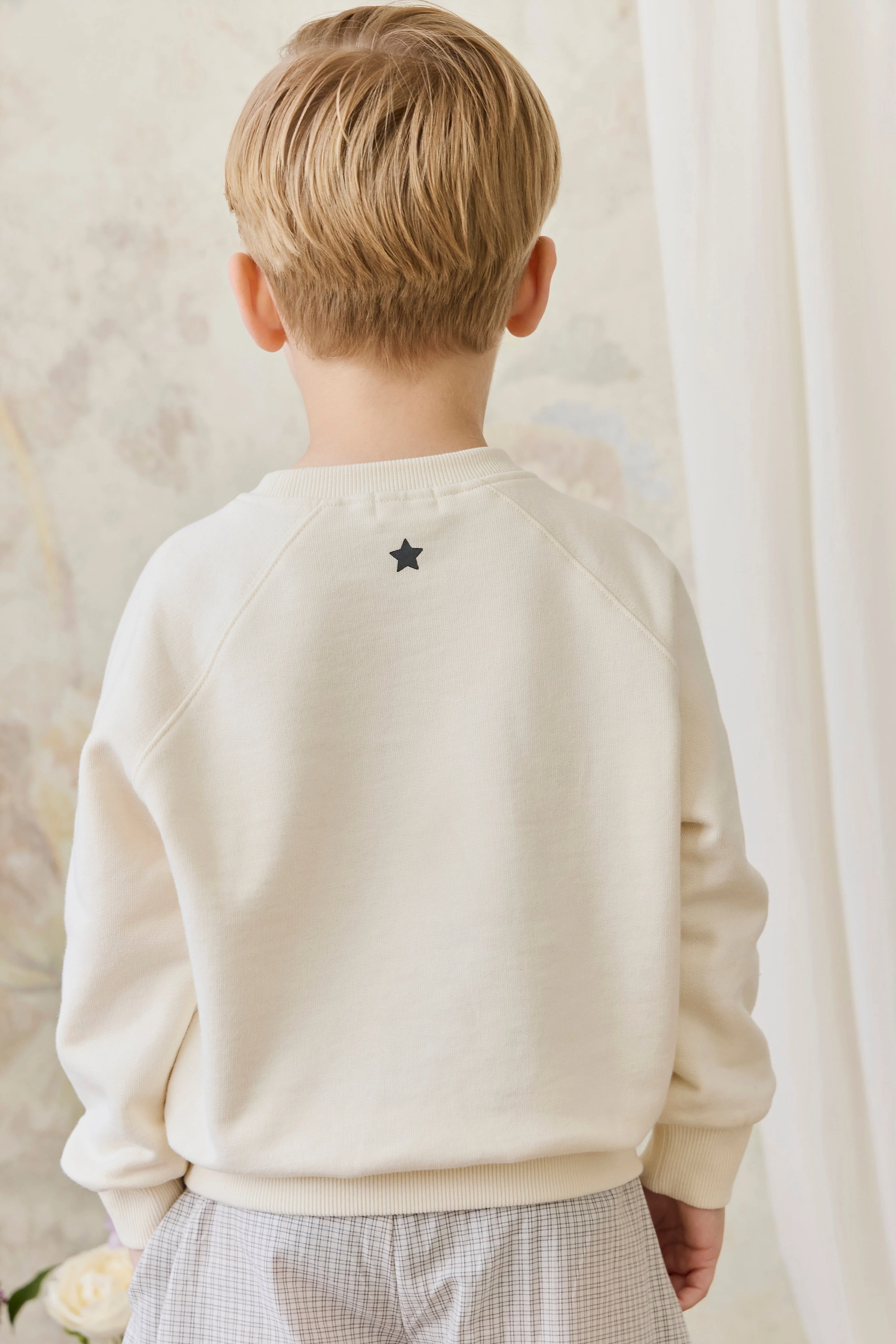 Organic Cotton Hayes Sweatshirt - We're All Family Cloud - Image 6