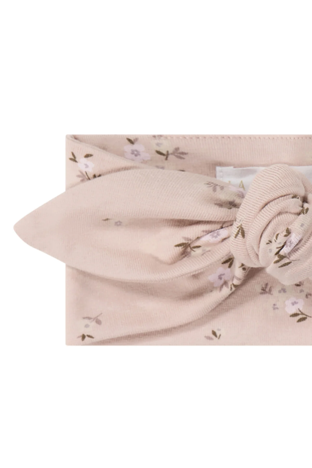 Organic Cotton Headband - Goldie Bouquet Rose - Image 3
