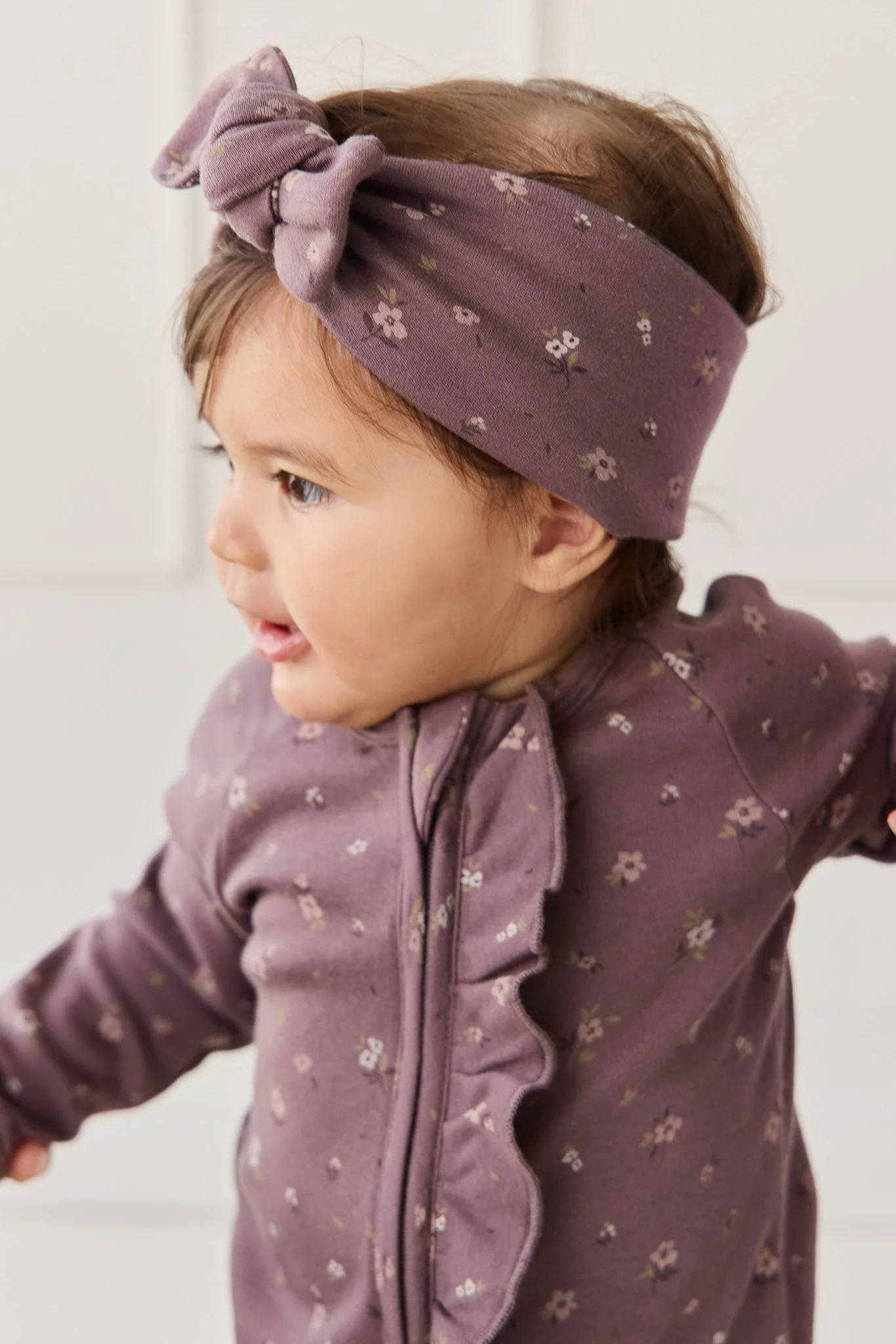 Organic Cotton Headband - Goldie Huckleberry Large - Image 2