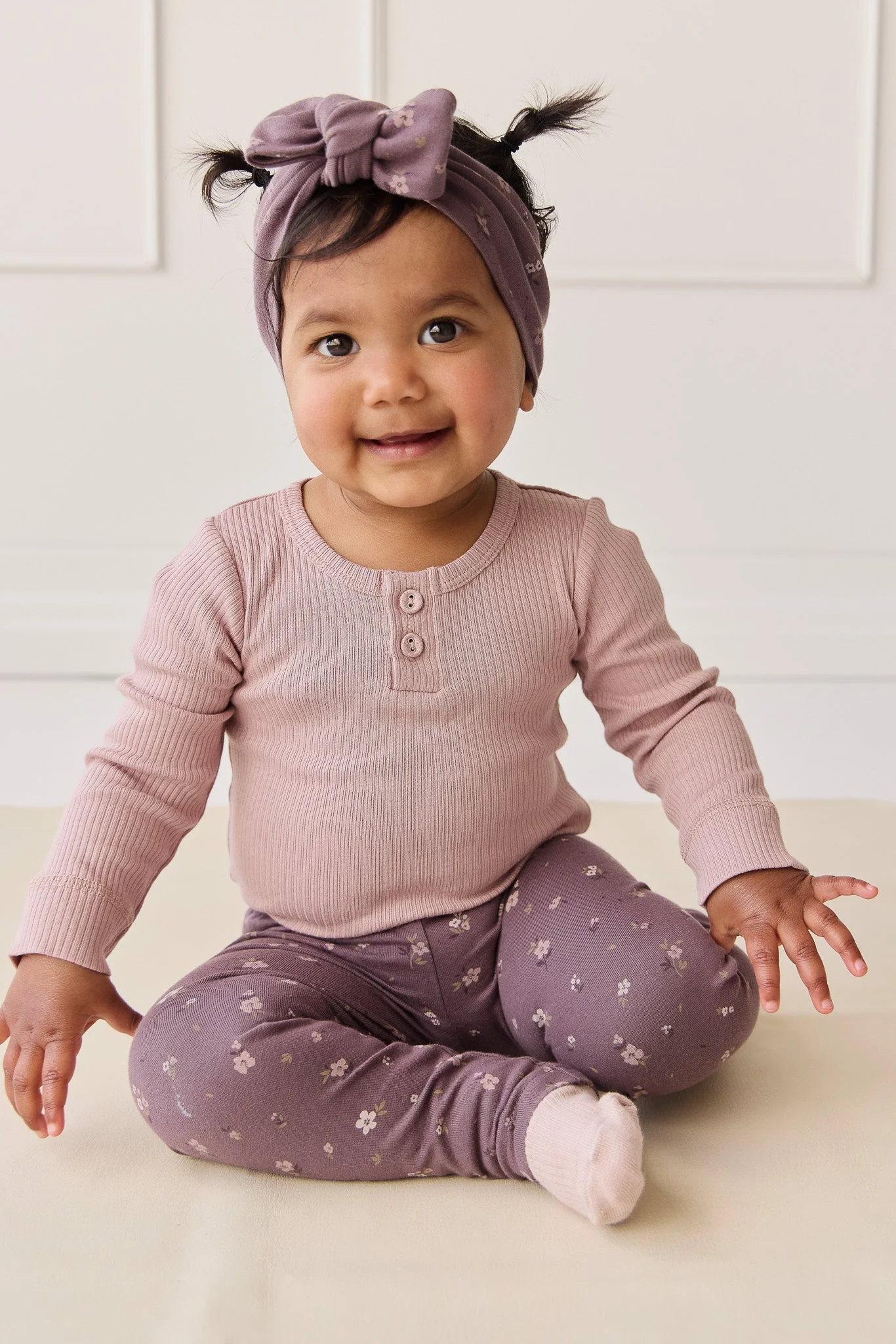 Organic Cotton Headband - Goldie Huckleberry Large - Image 4
