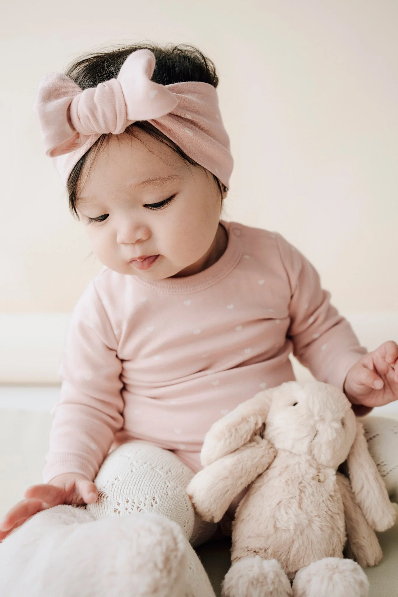 Organic Cotton Headband - Mon Amour Rose - Image 4