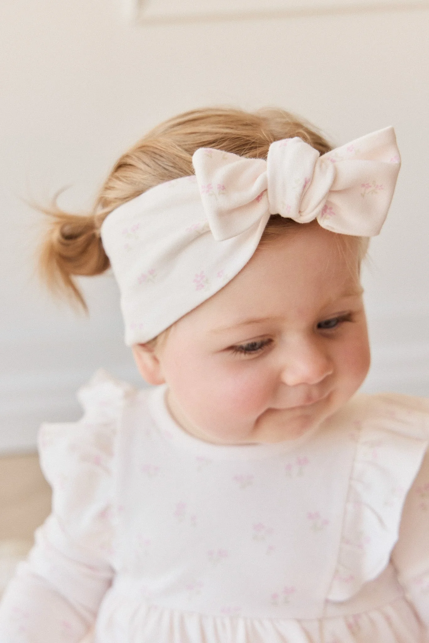 Organic Cotton Headband - Pauline Pink - Image 3