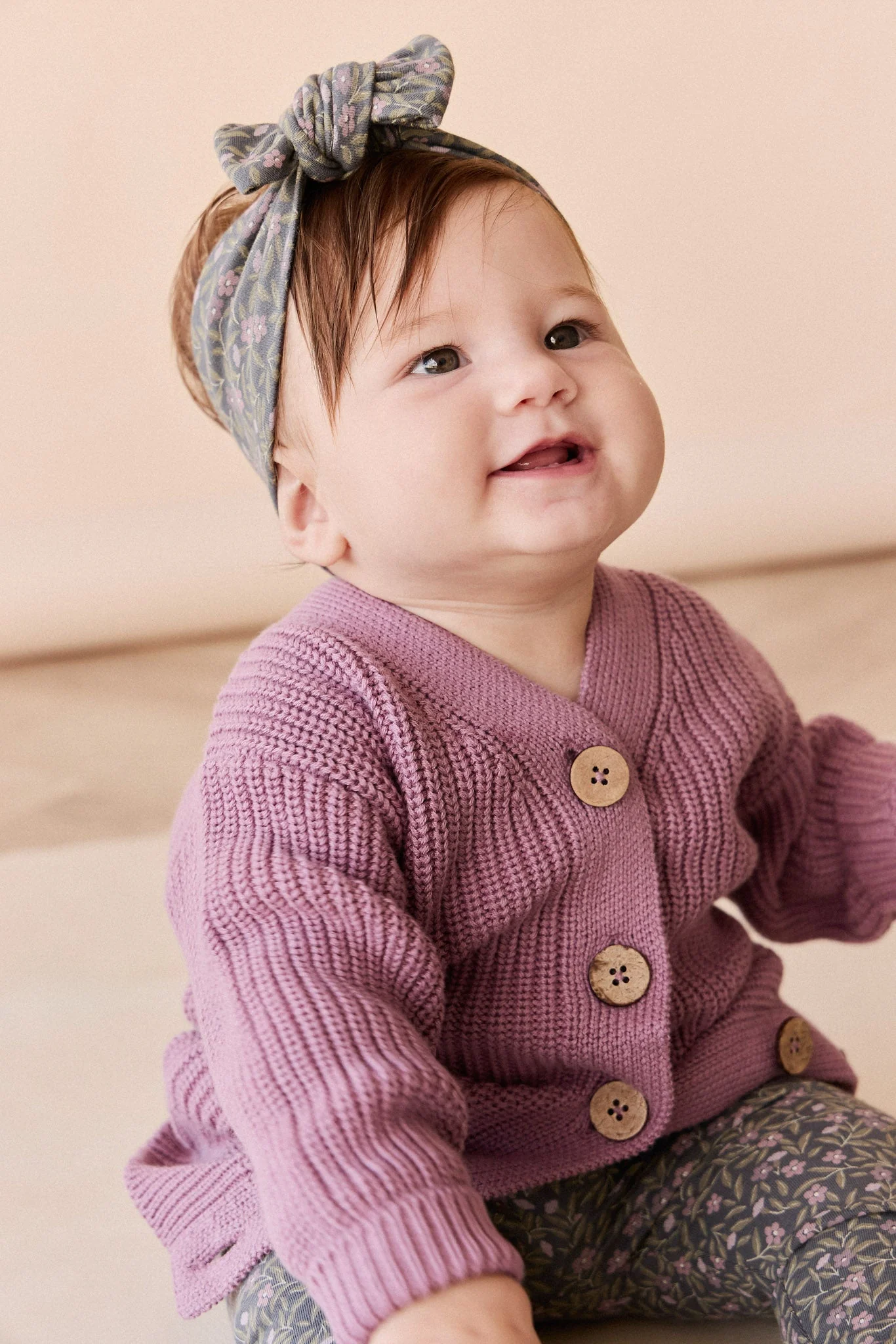 Organic Cotton Headband - Phoebe Lava - Image 3